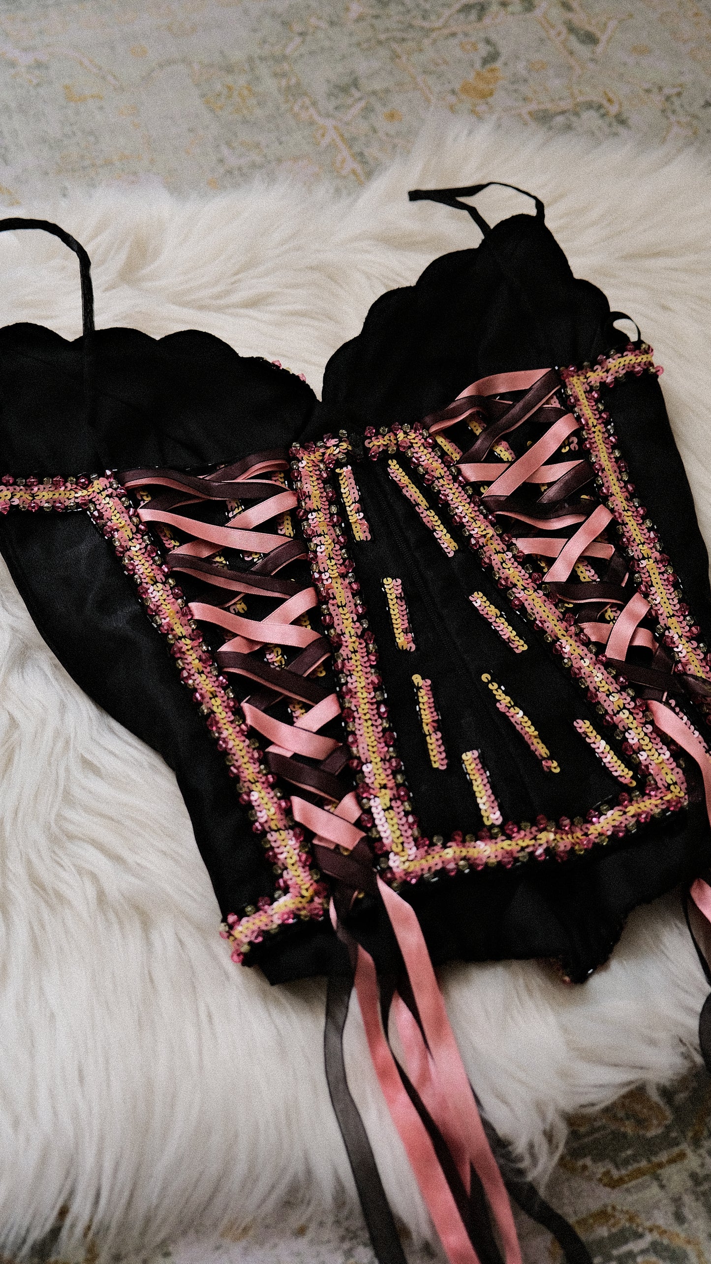 Dusk Rose bustier (S)
