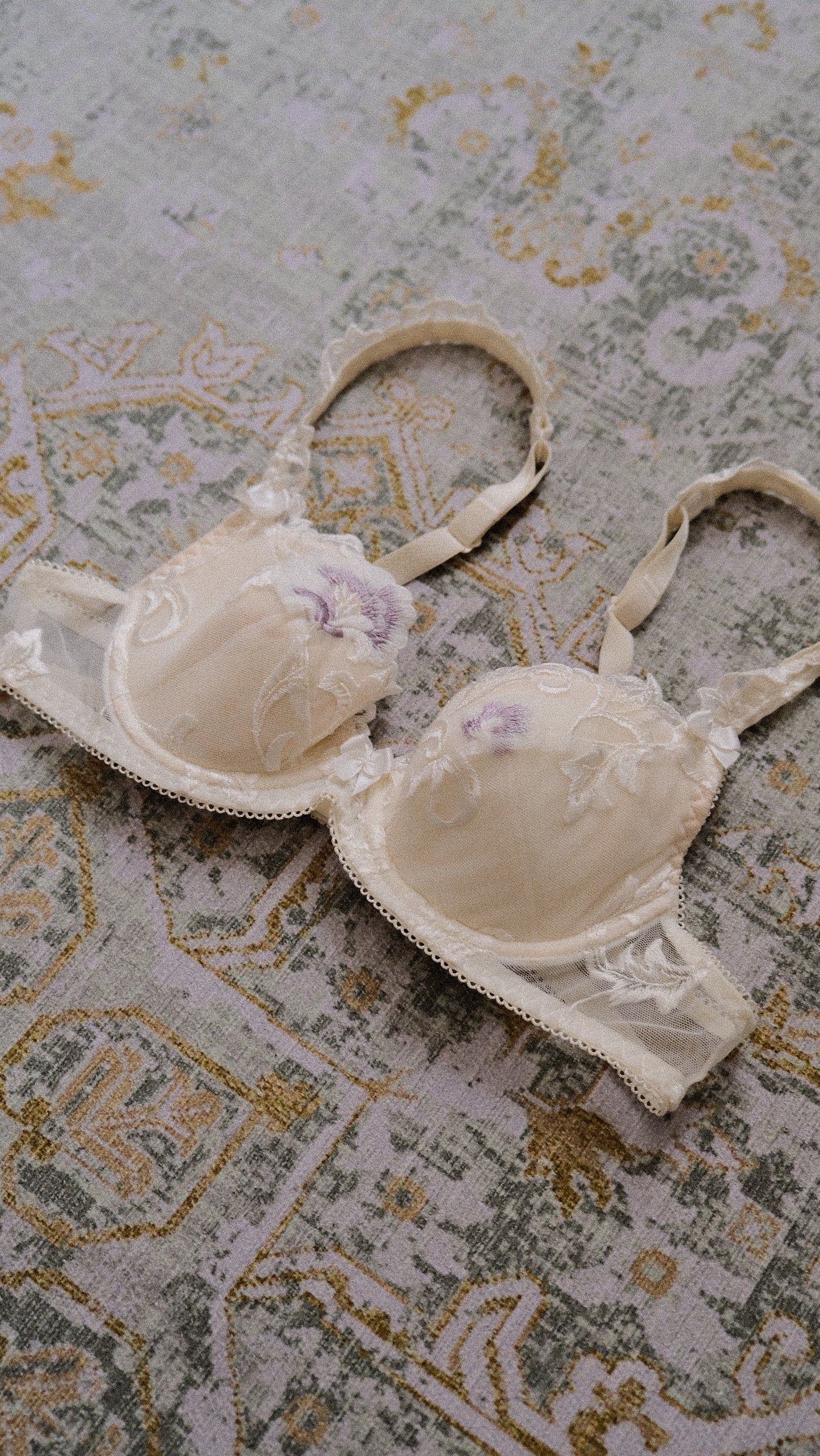 Fairytale Wisteria Floral bra (70A/32A)