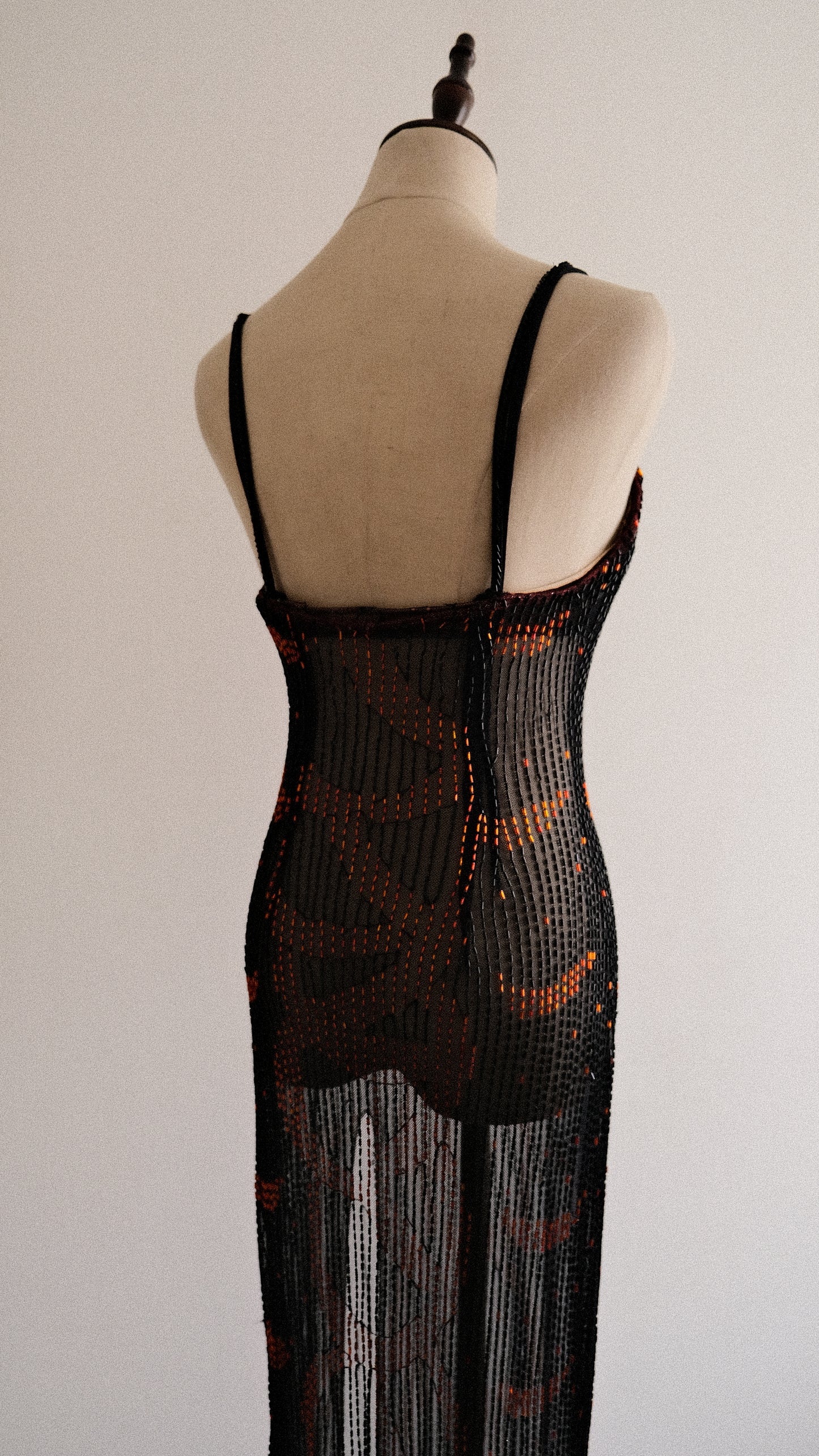 Italian sheer Ember dress (S)