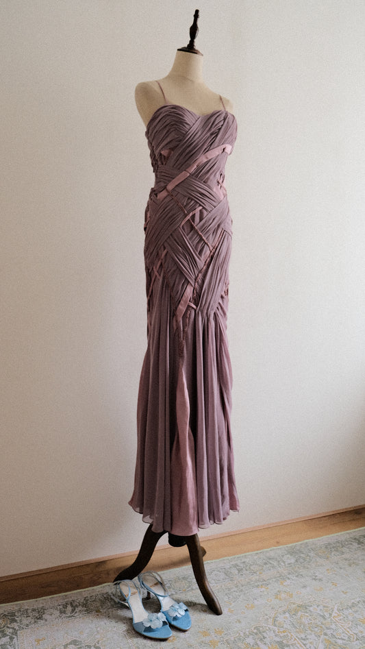 Dusky Rose dress (S)