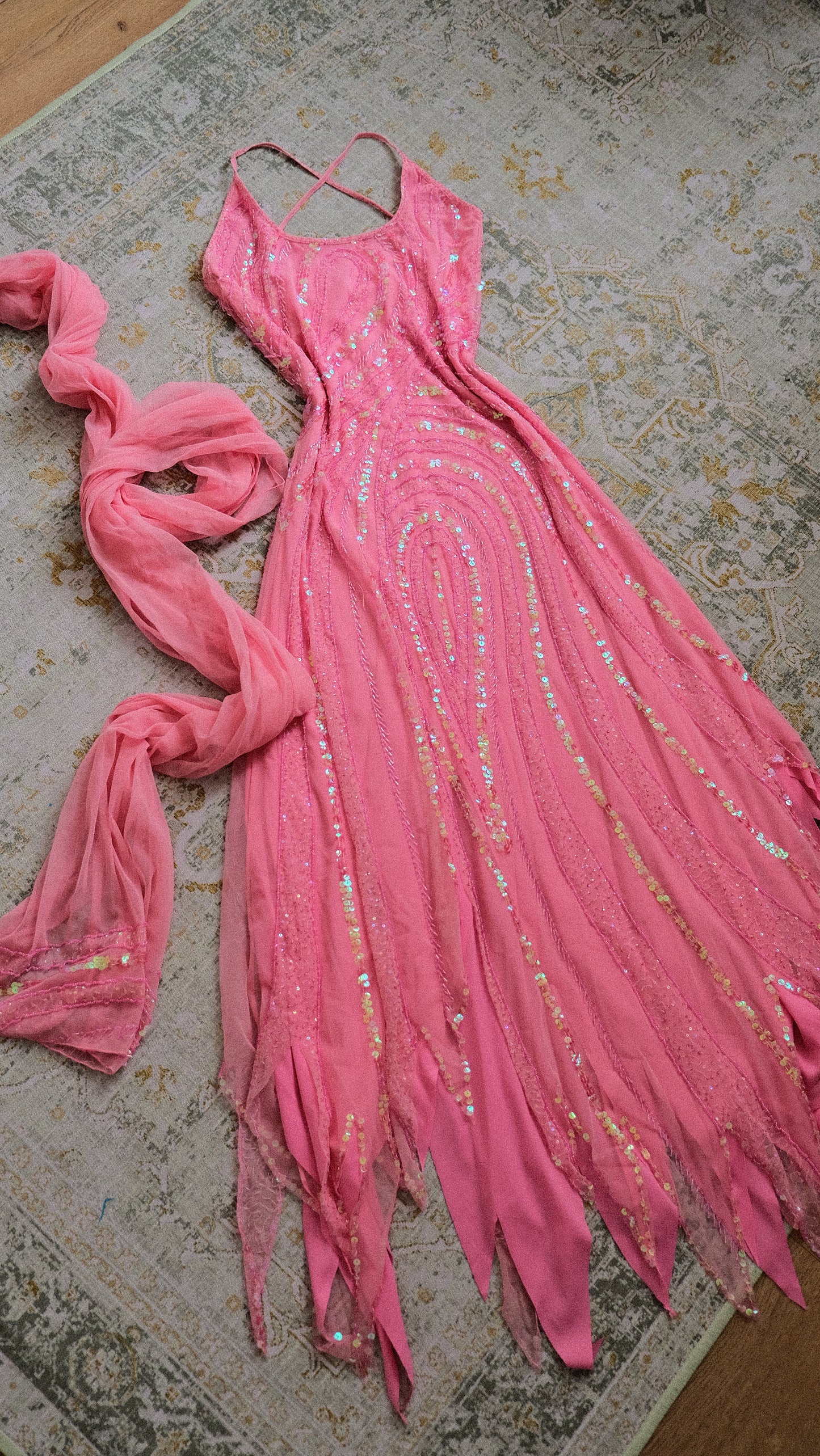 Rosalia Hibiscus dress (M)