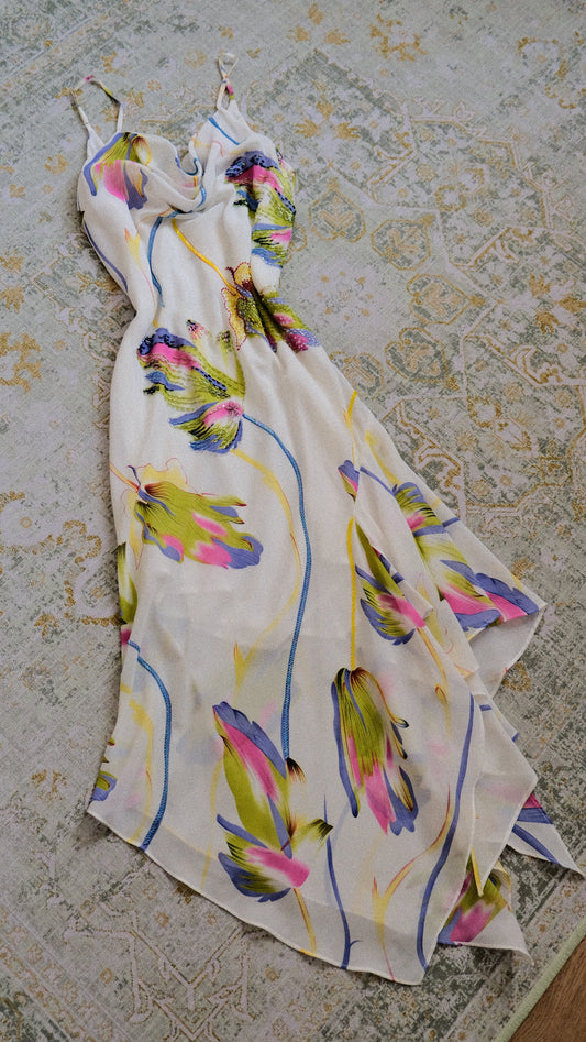 Spring Angel floral dress (M/L, L)