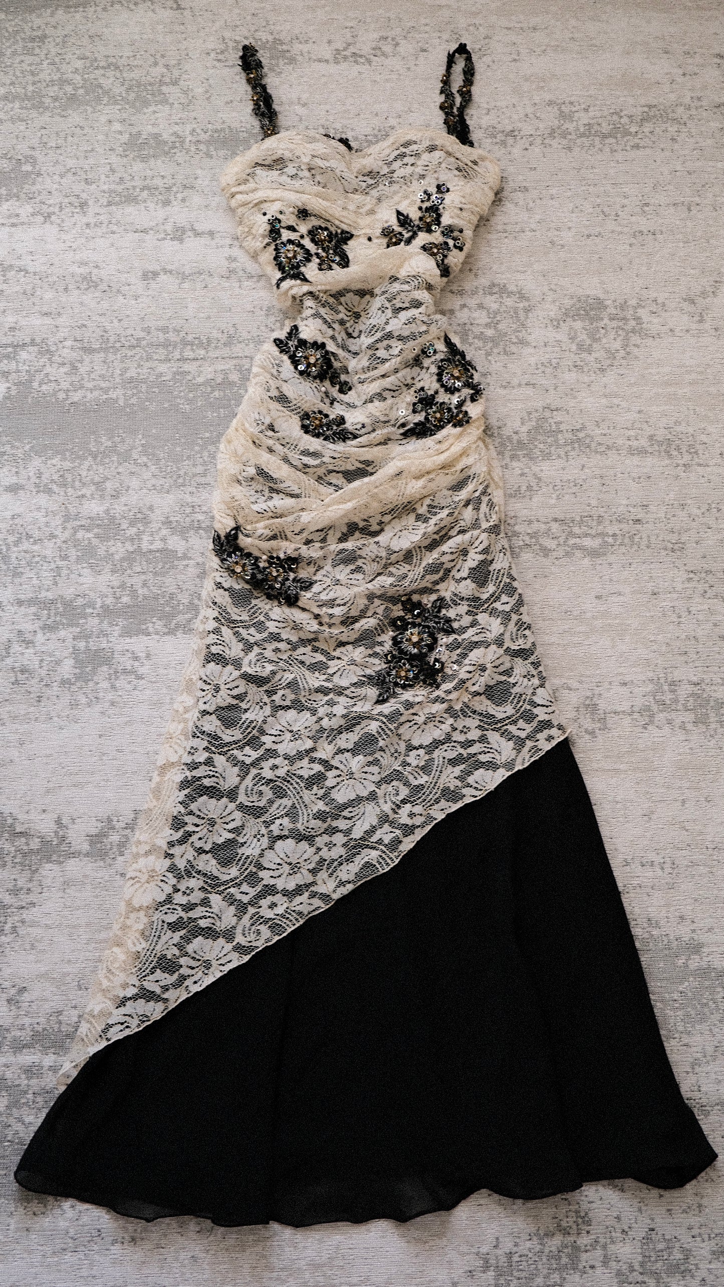 Moonlit Masquerade evening dress (S, S/M)