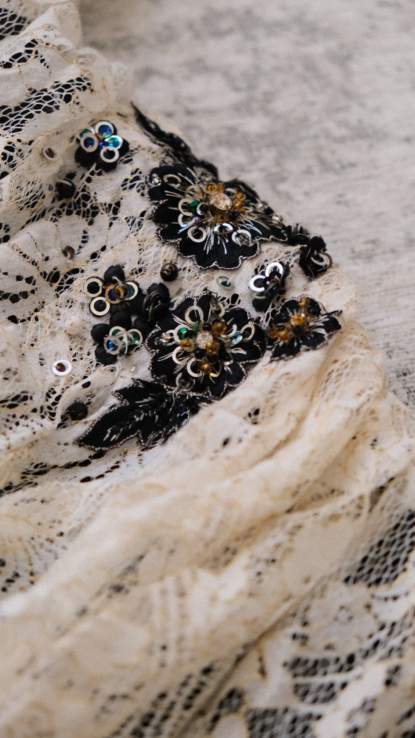 Moonlit Masquerade evening dress (S, S/M)