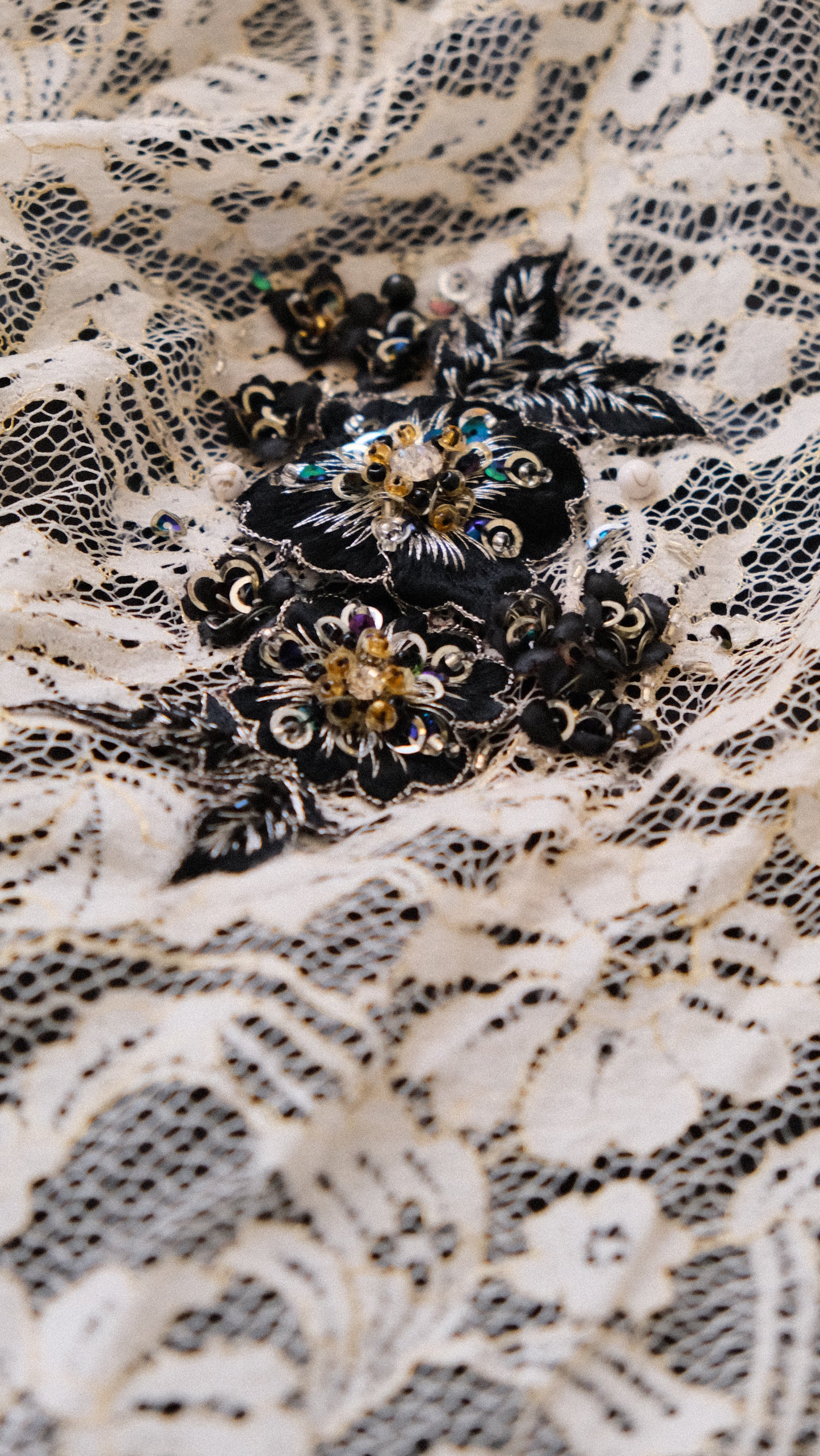 Moonlit Masquerade evening dress (S, S/M)