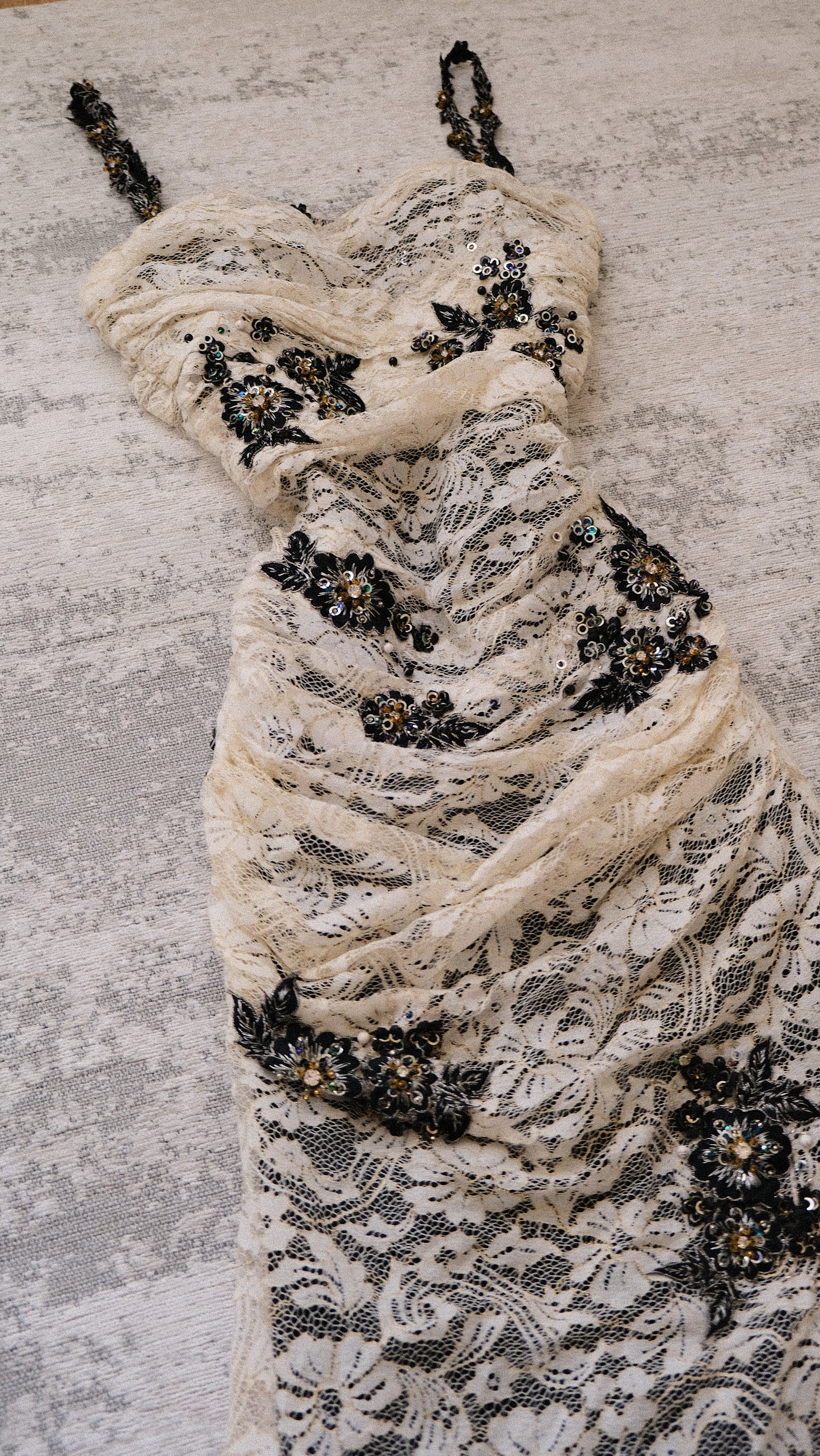 Moonlit Masquerade evening dress (S, S/M)