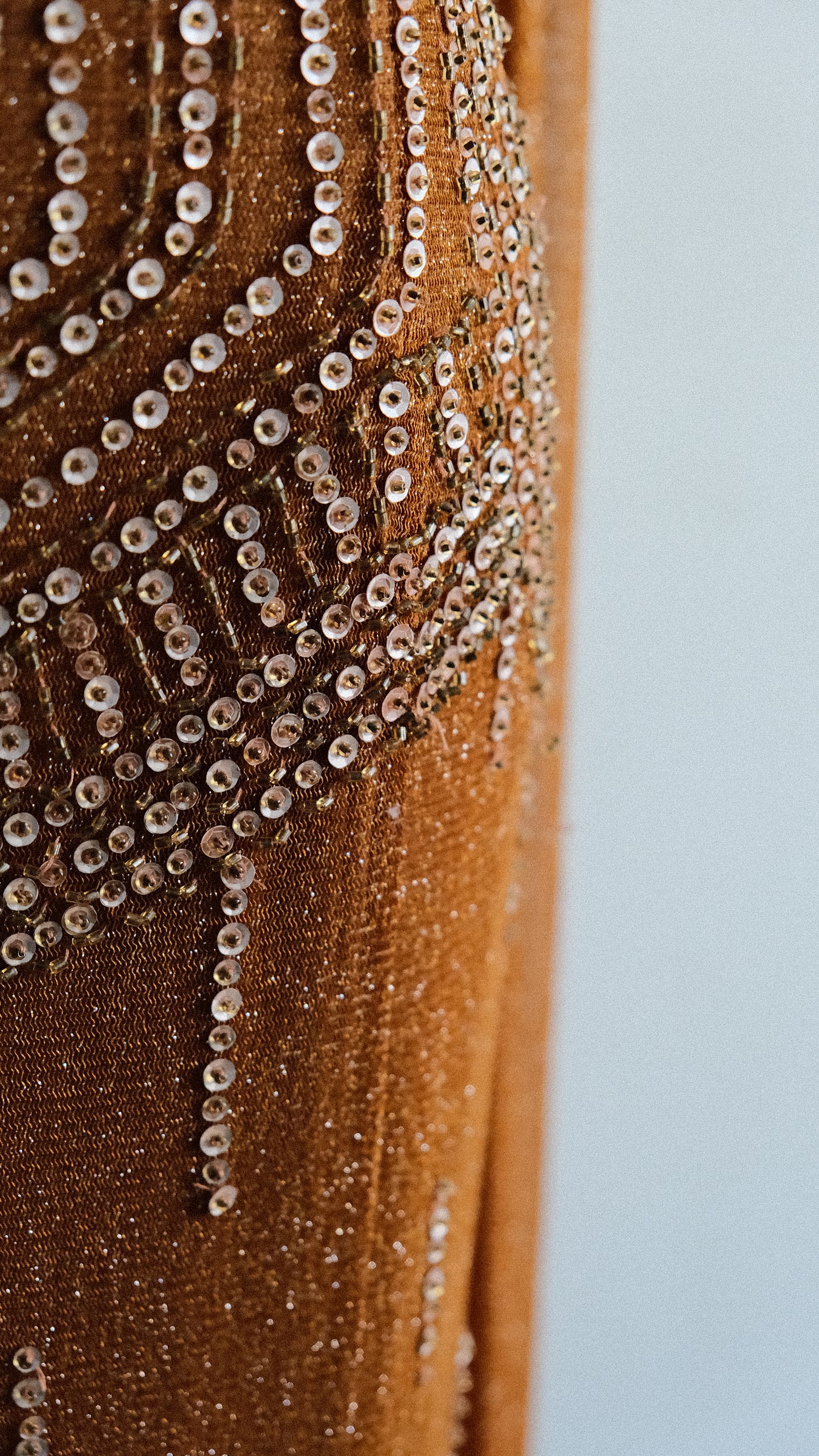 Bronze Sequin dress (L)