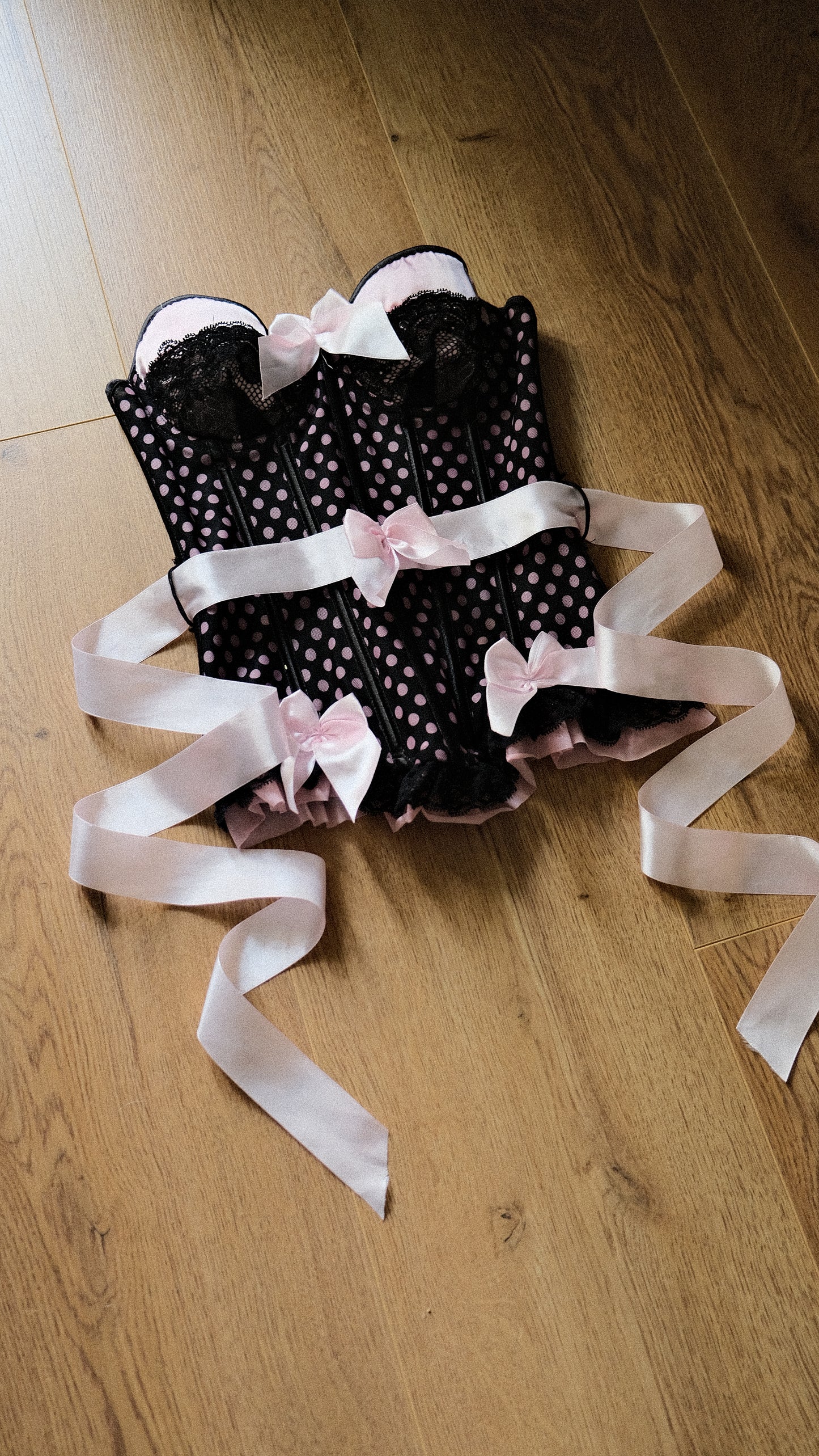 Dainty Polkadot corset (S)