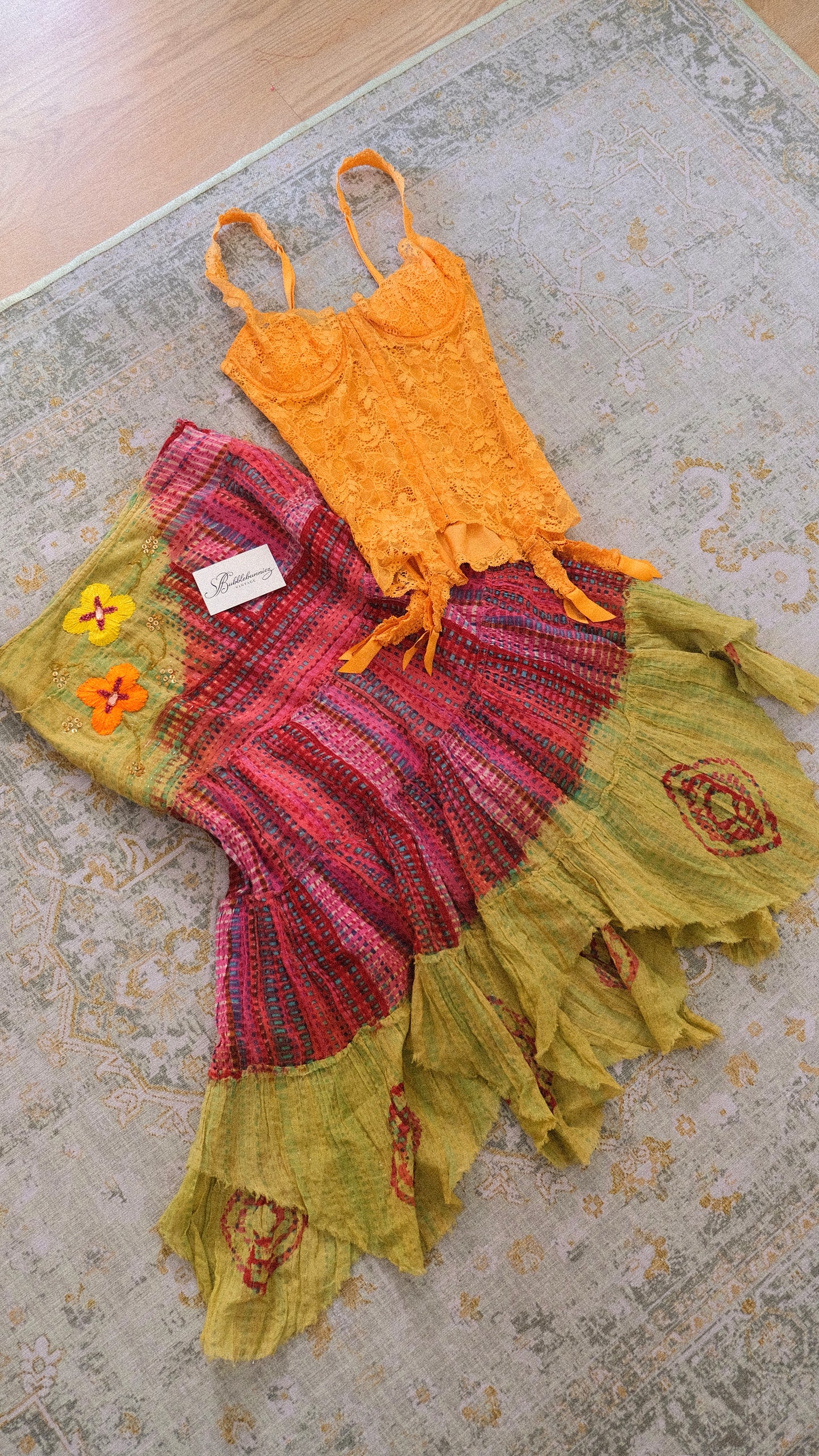 Vintage Italian summer skirt (S)