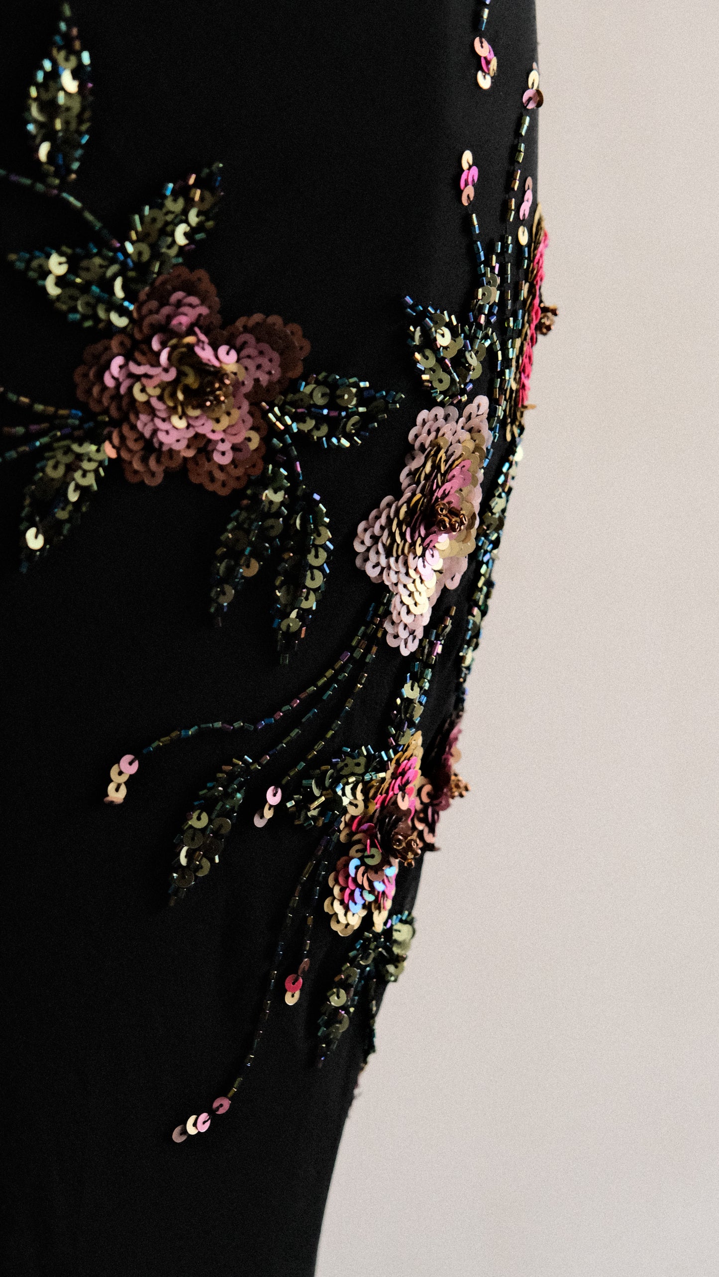 Floral Siren evening dress (M, M/L)