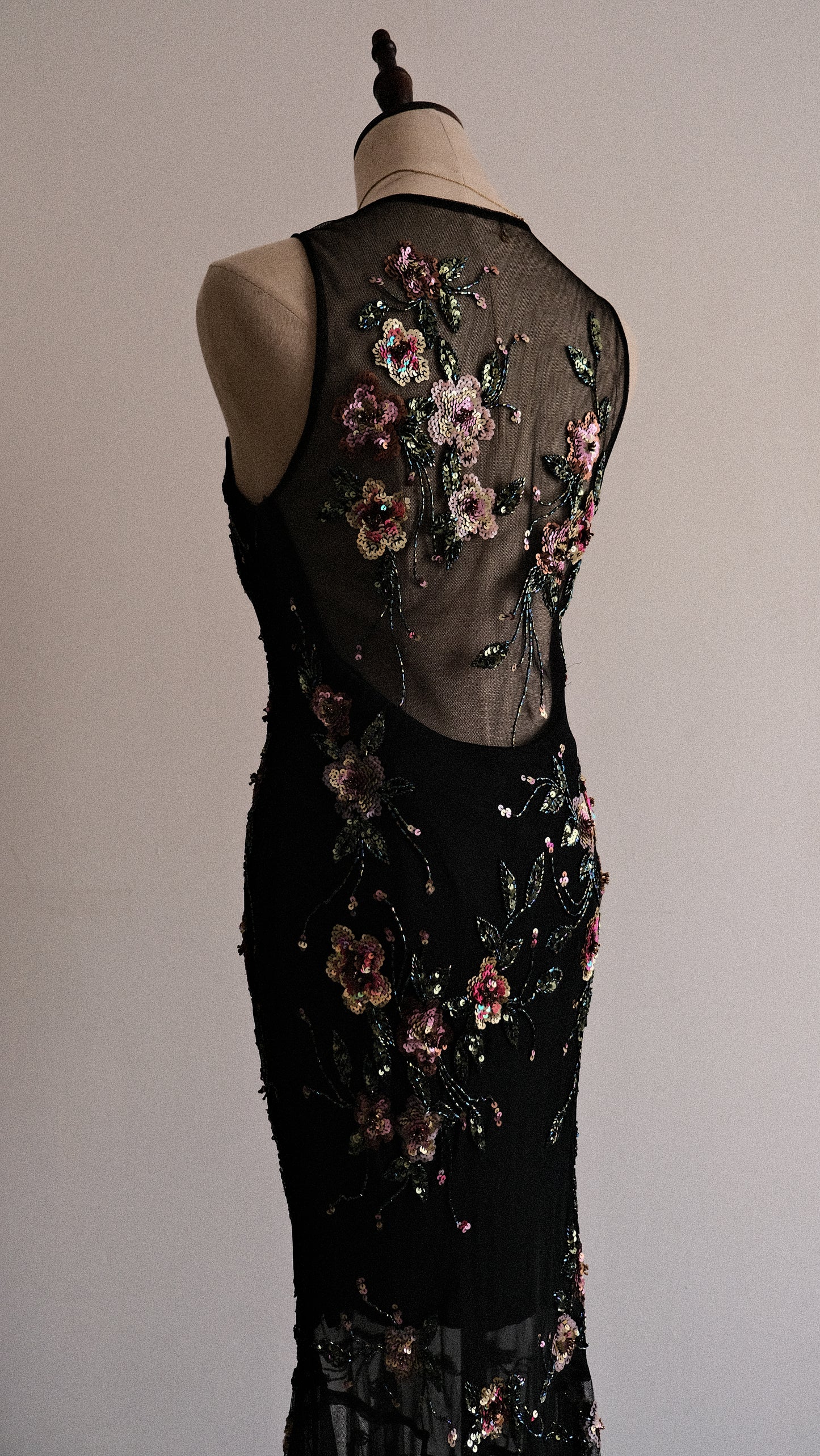 Floral Siren evening dress (M, M/L)