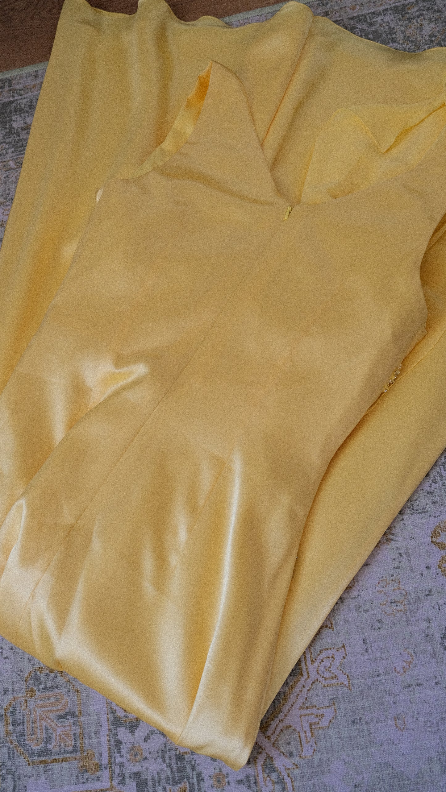 Sunflower yellow prom gown (M)