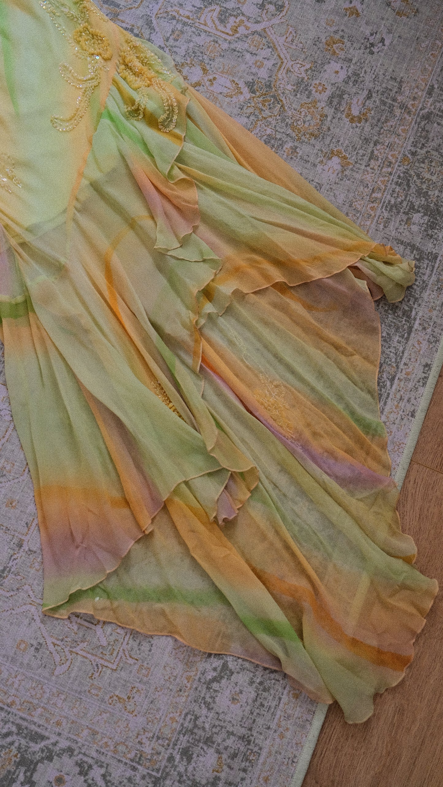 Lemonade sunset dress (M, M/L)