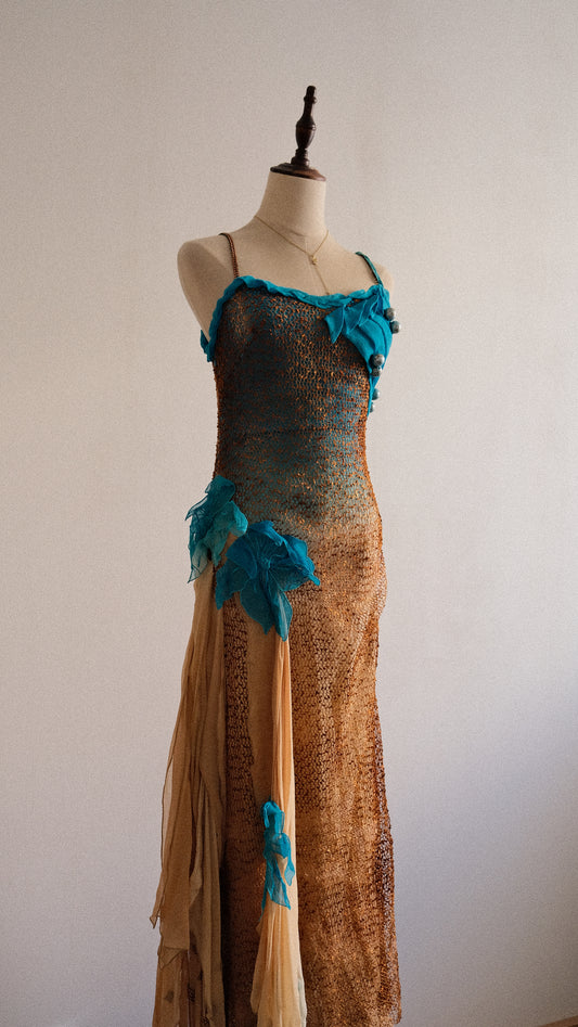 The washed ashore mermaid dress (XS/S, S)