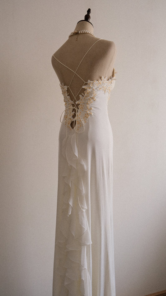 Bridal Lunaria corset dress (M)