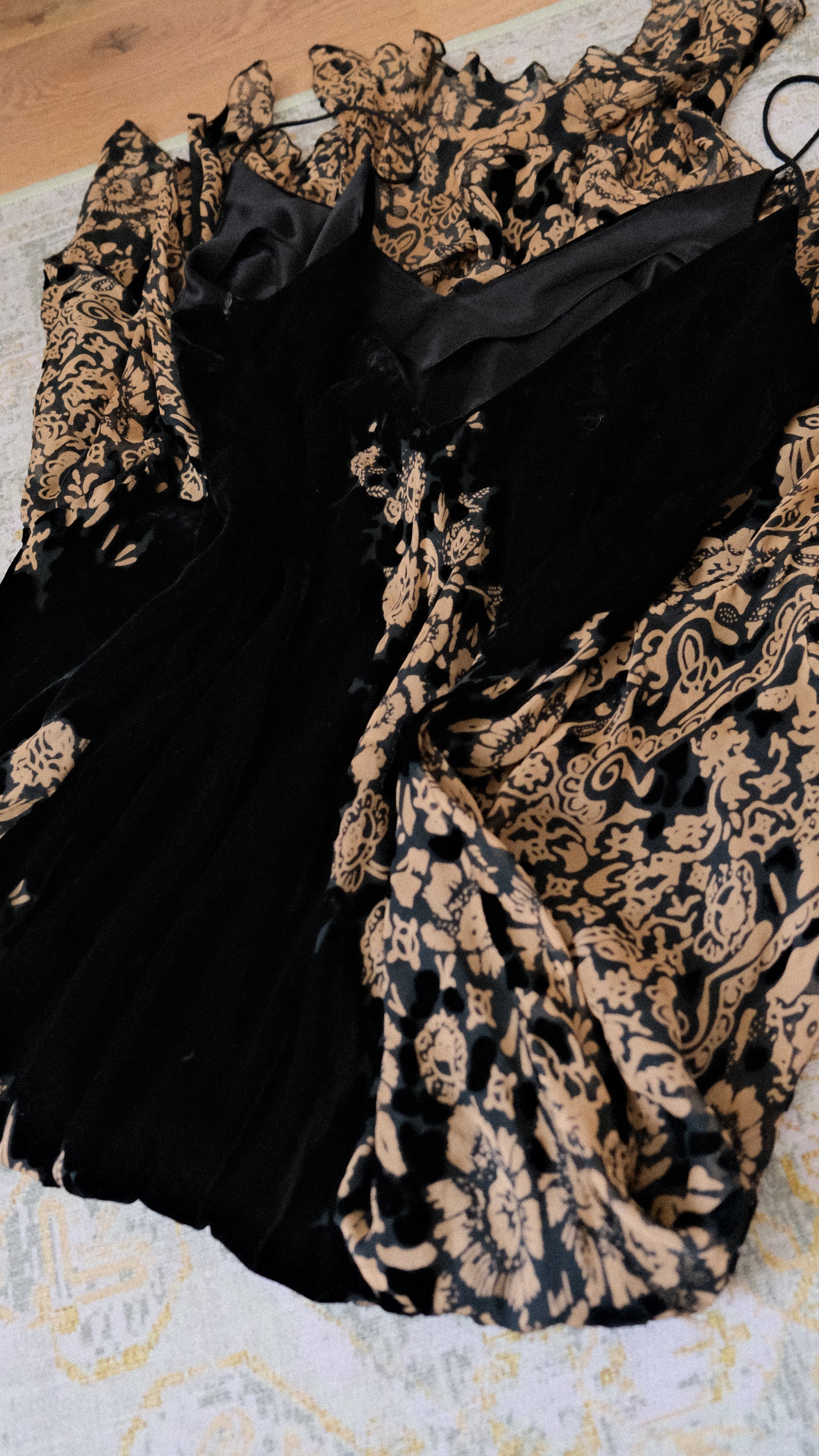 Vintage French Godess dress (M/L, L)