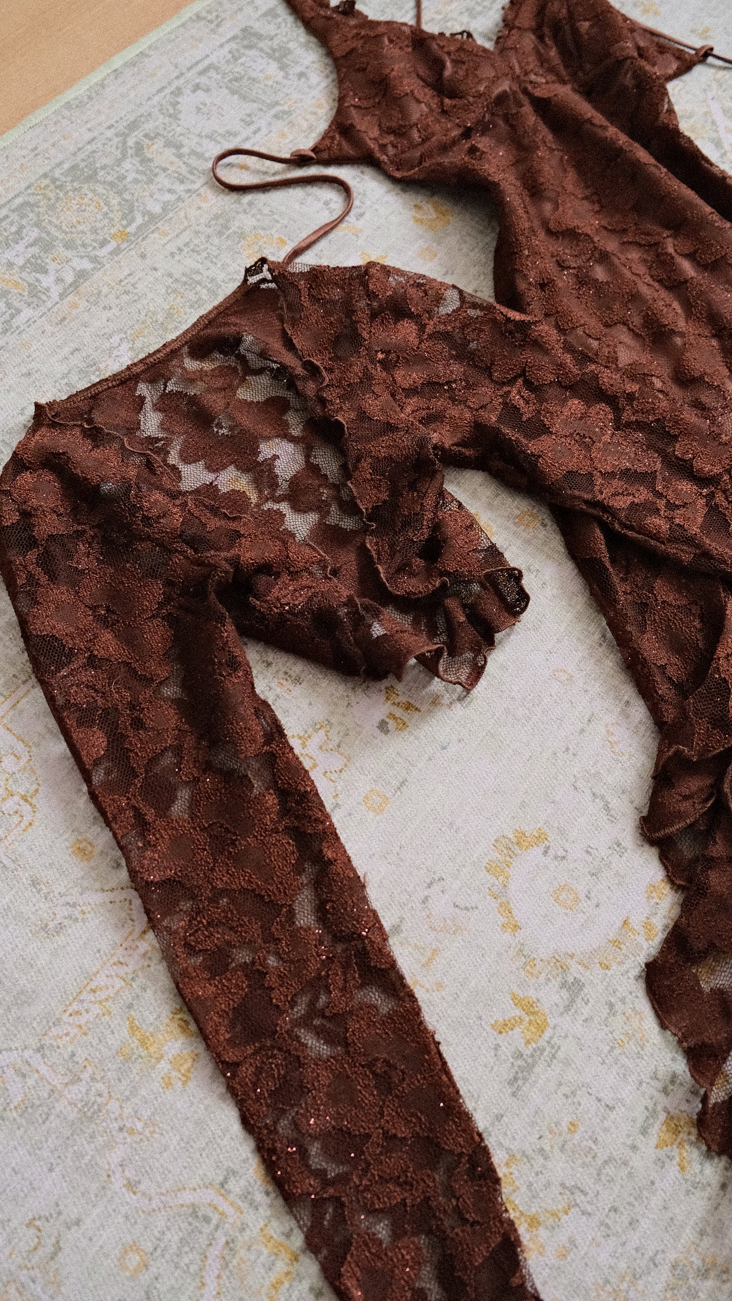 Spanish 2 piece evening dress set (XS)