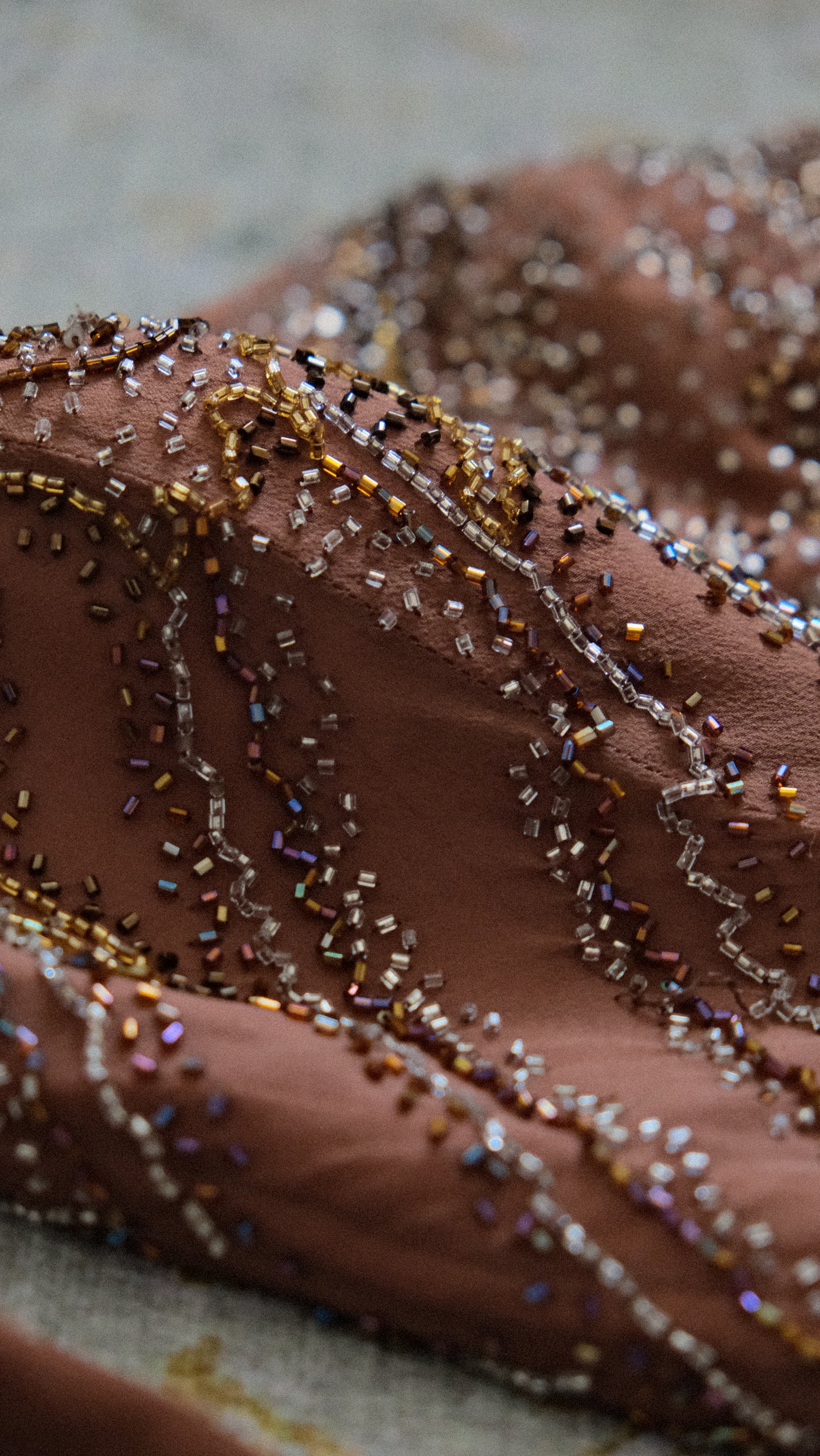 Vintage brown bustier dress (M)