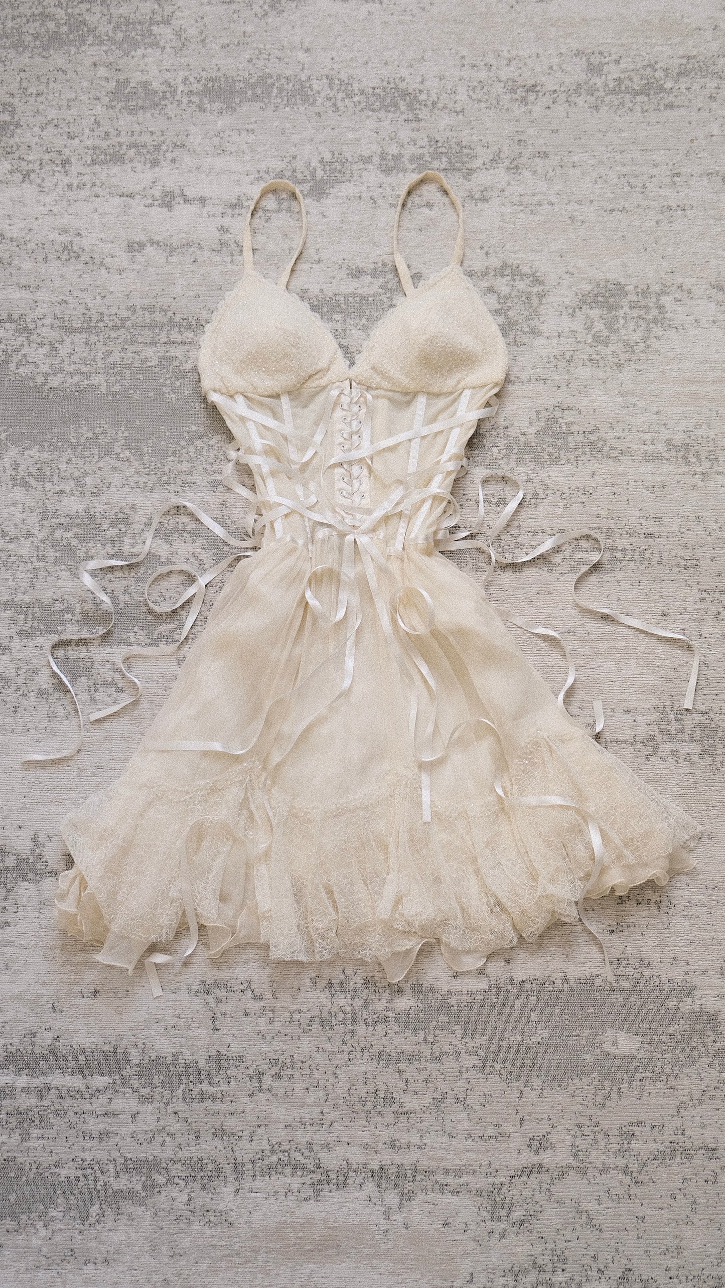 Delicate Bridal Fantasy dress (S/M, M)