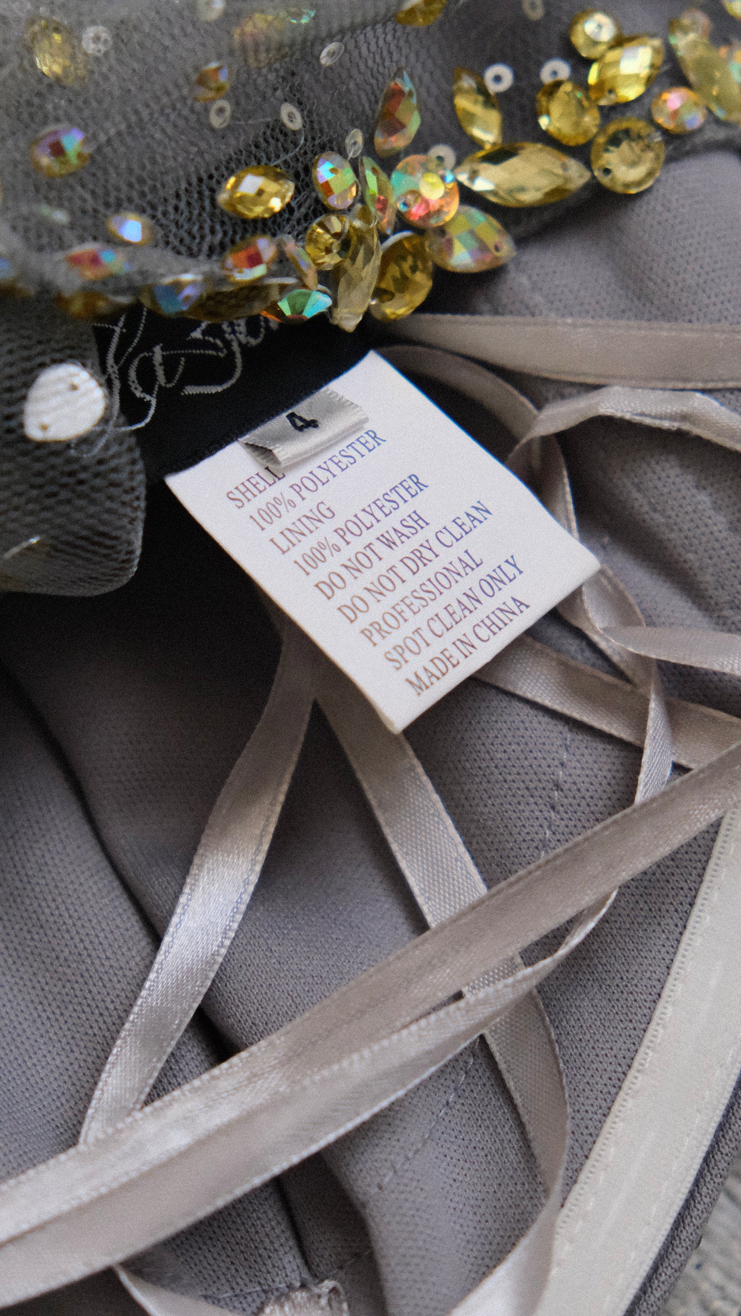 Midnight Temptation evening dress (S/M)