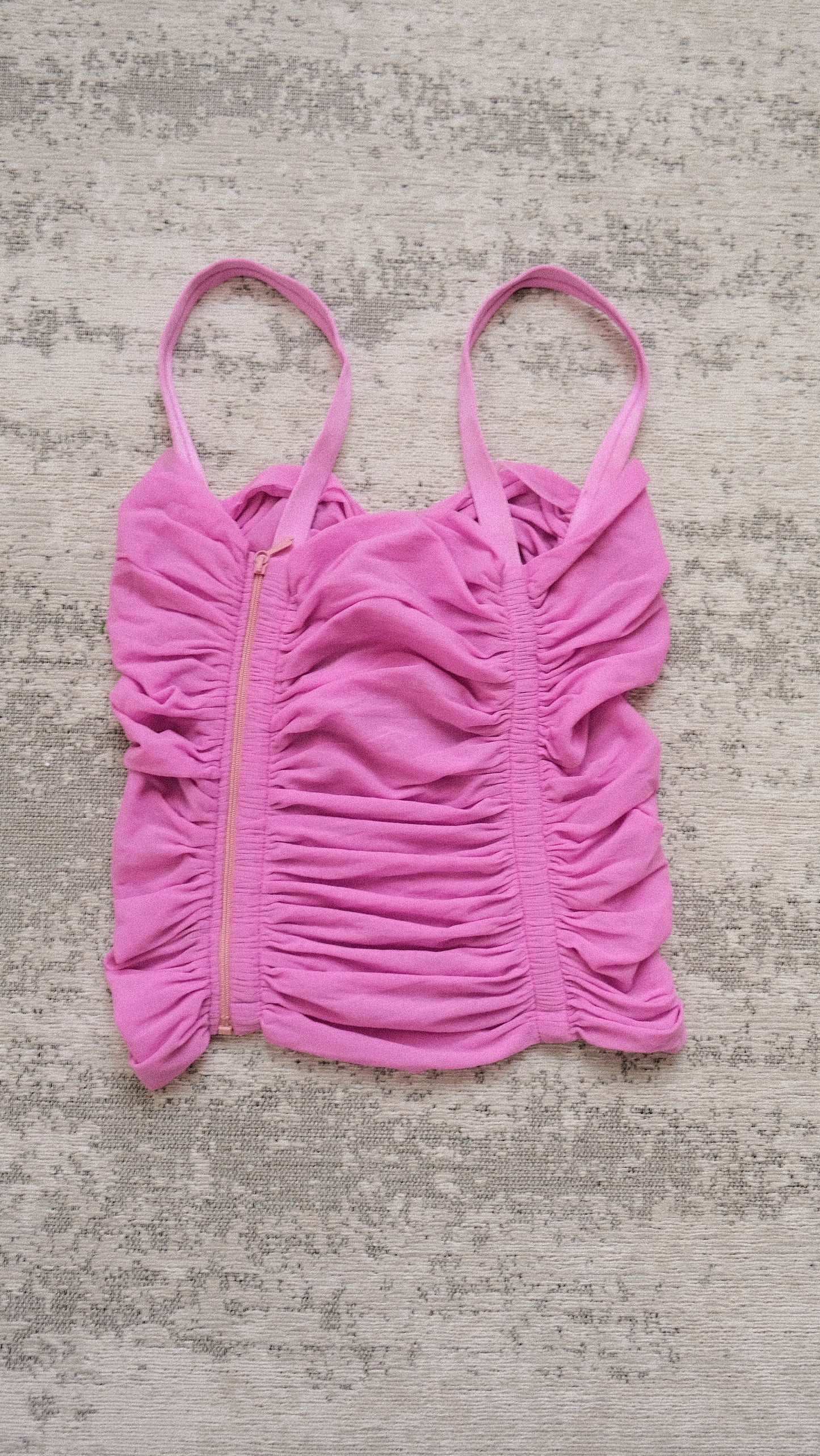 La Perla Magenta ruffle top (XS/S)