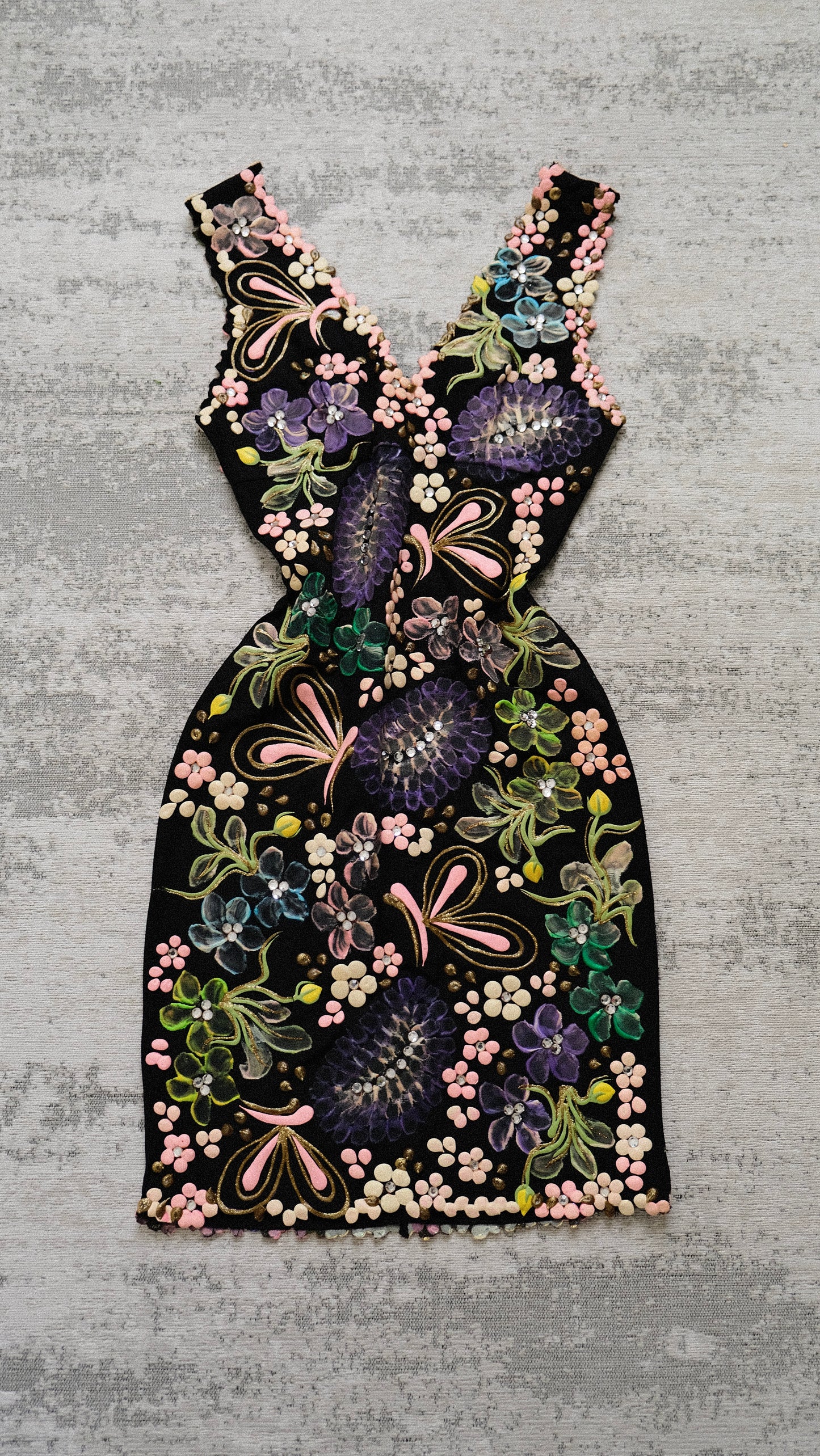 Fleur Noir dress (M-L)