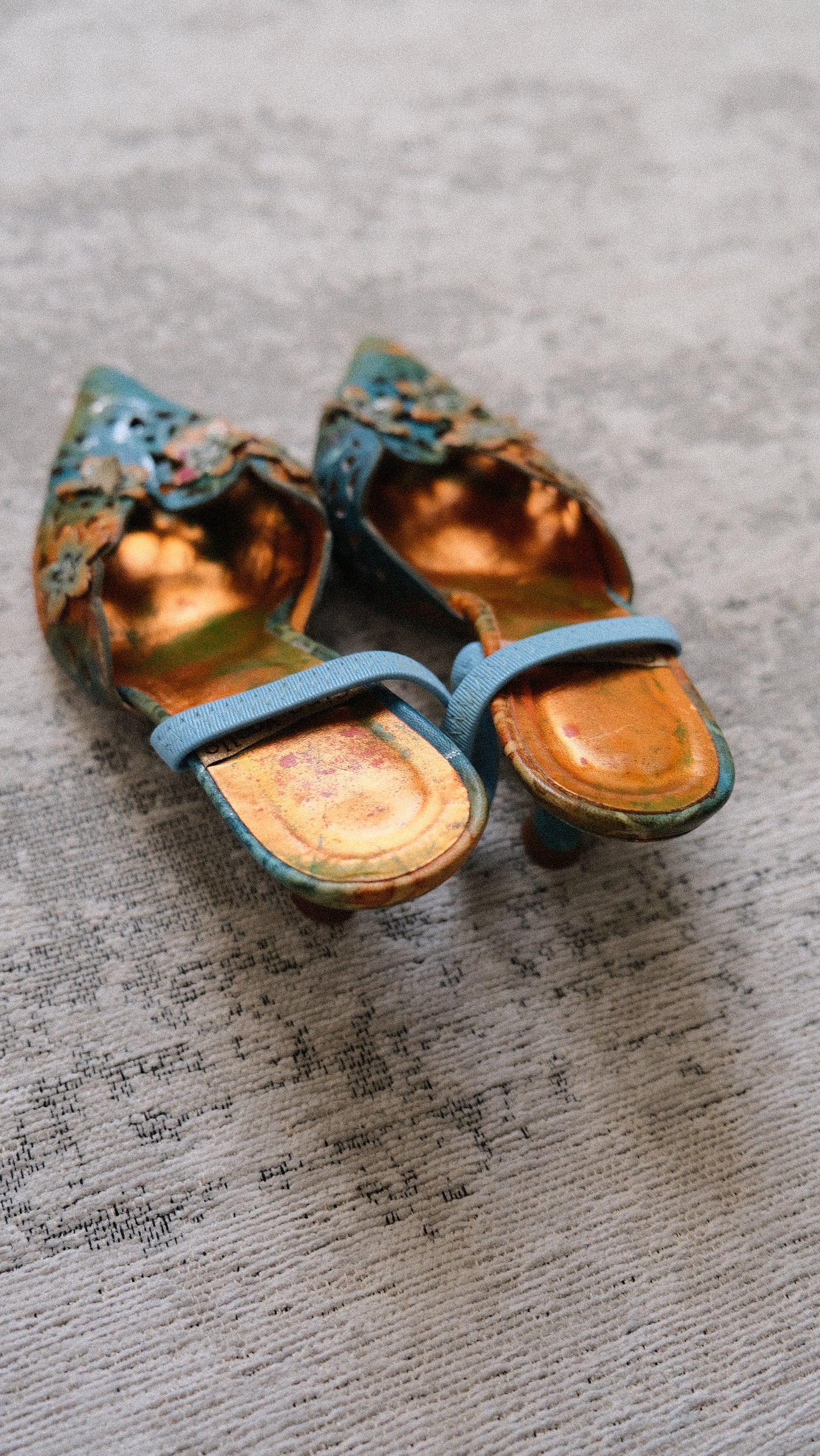 Florals and Foam kitten heels (38)