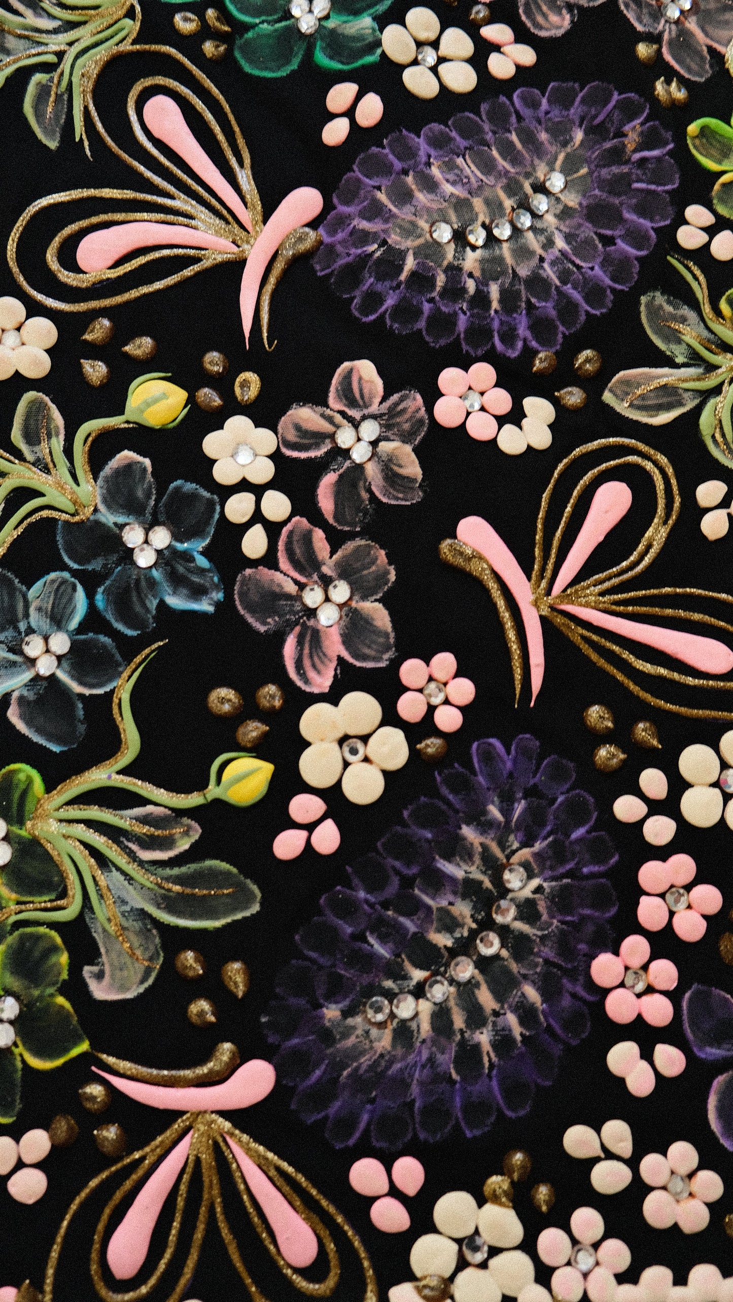 Fleur Noir dress (M-L)