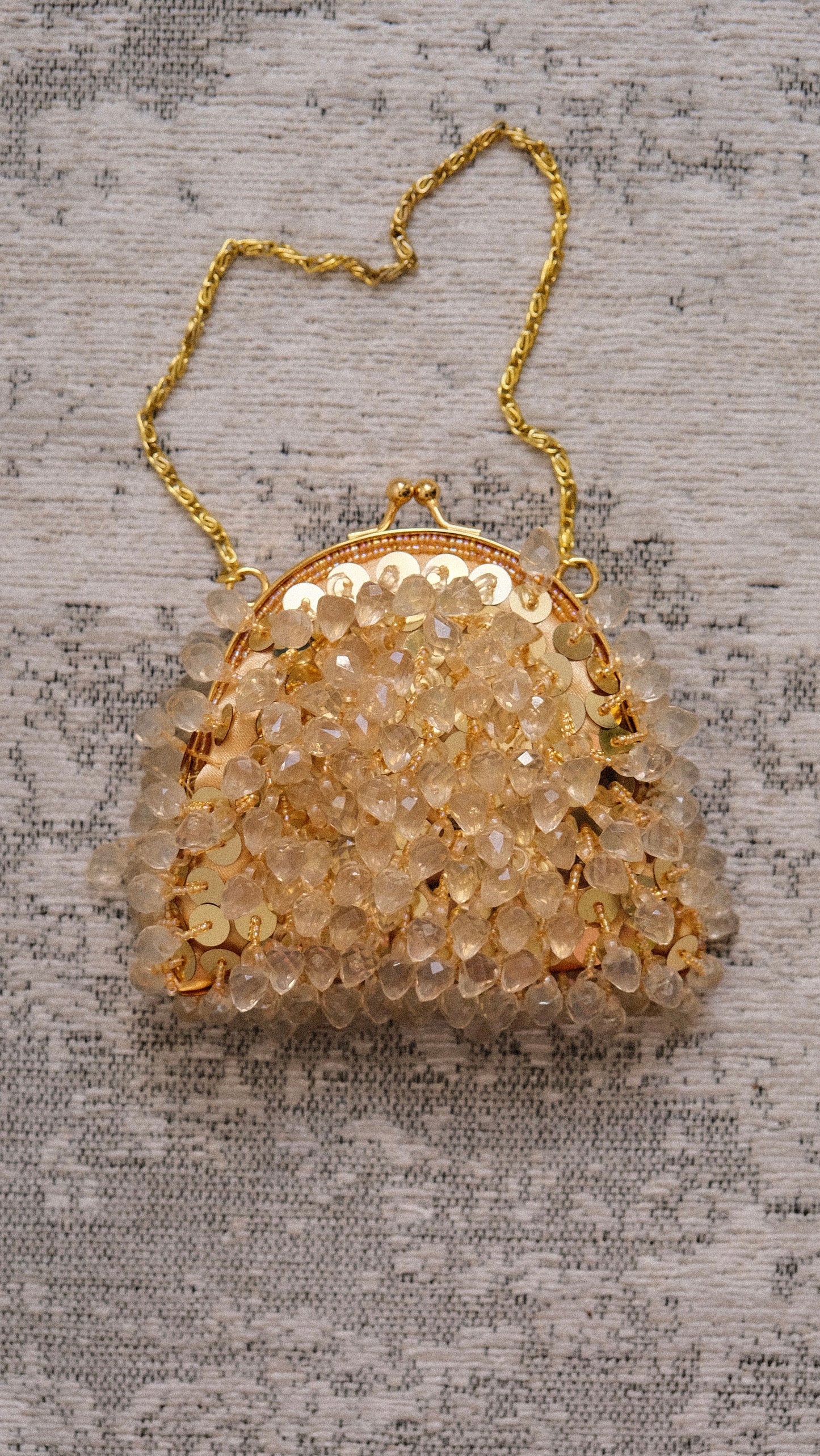 Golden Hour Bloom clutch