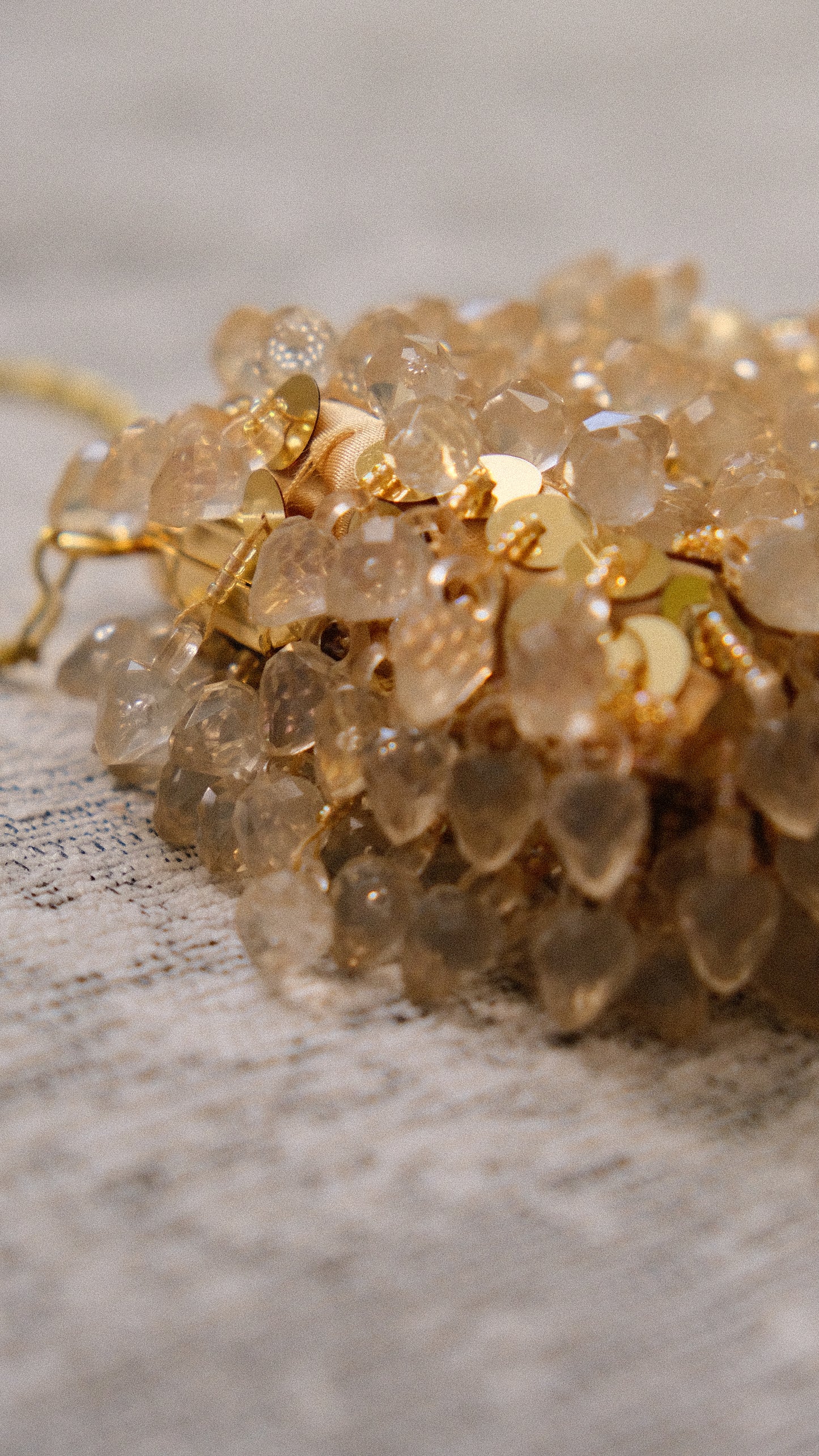 Golden Hour Bloom clutch