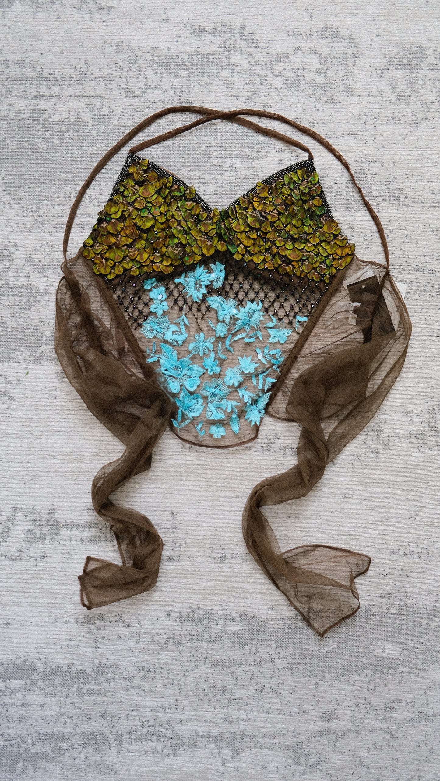 La Perla Feather bustier (M-L)