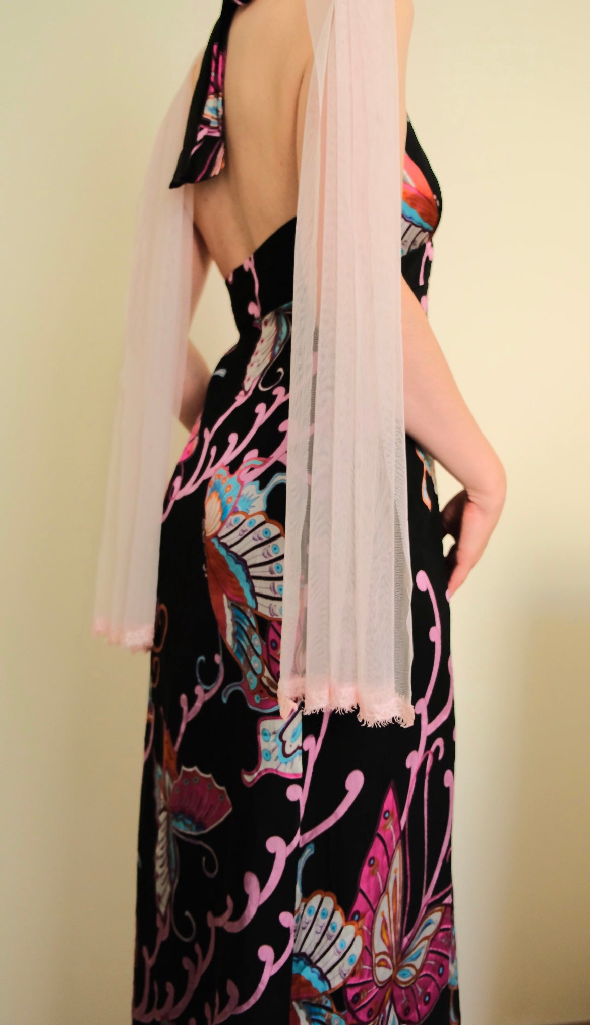 Nocturne Flutter dress (L, L/XL)