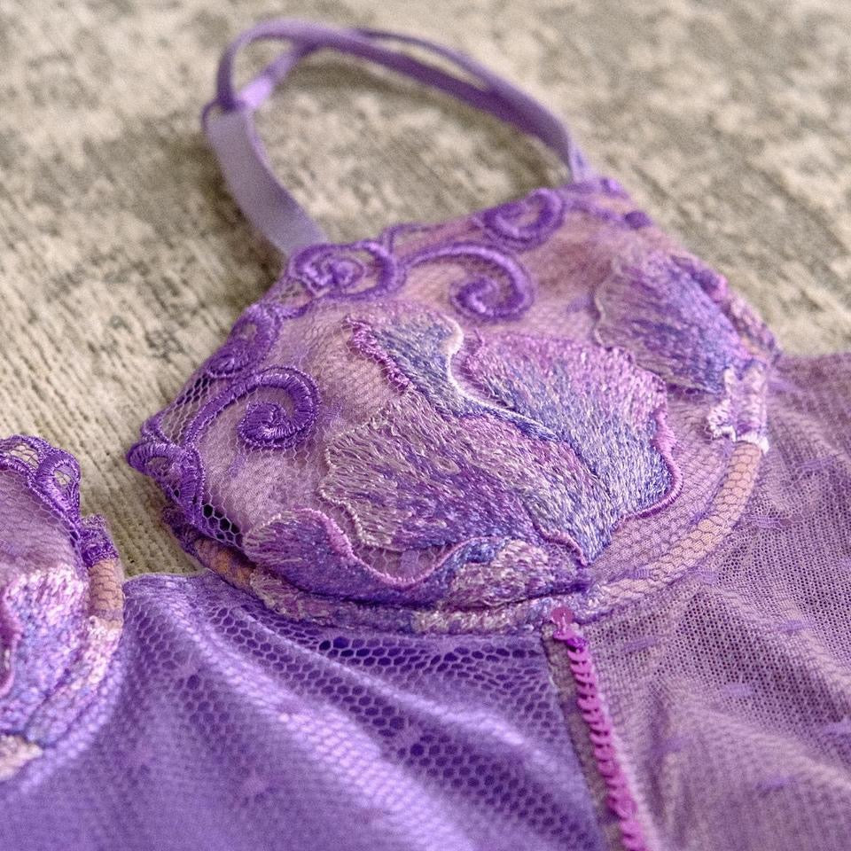 Lavender moonlight corset (75/34, B, B/C cup)