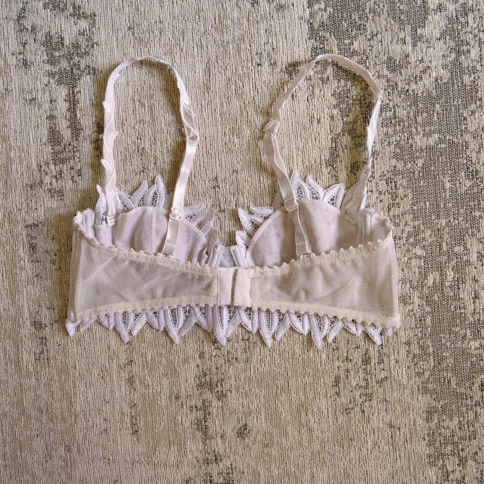 Snow kissed Swan bra (75A/34A)
