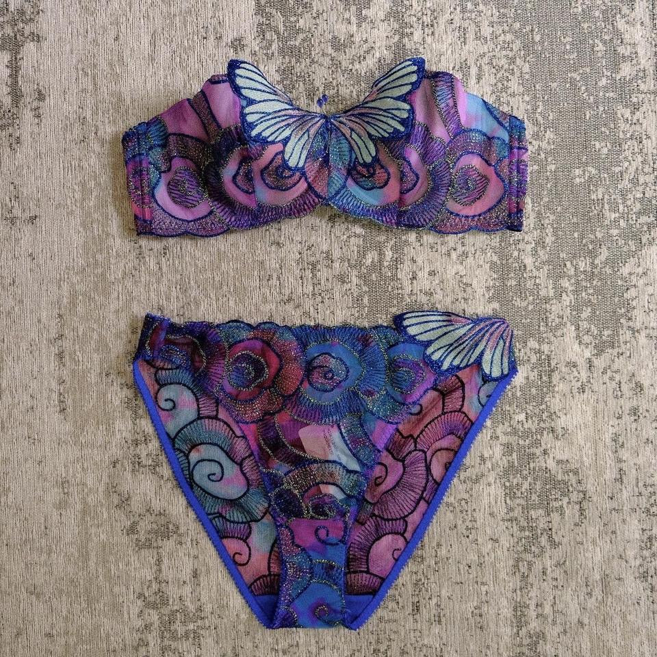 Purple siren butterfly set (75C/34C)