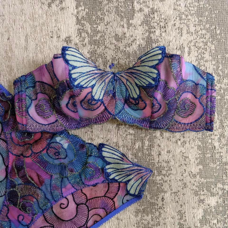 Purple siren butterfly set (75C/34C)