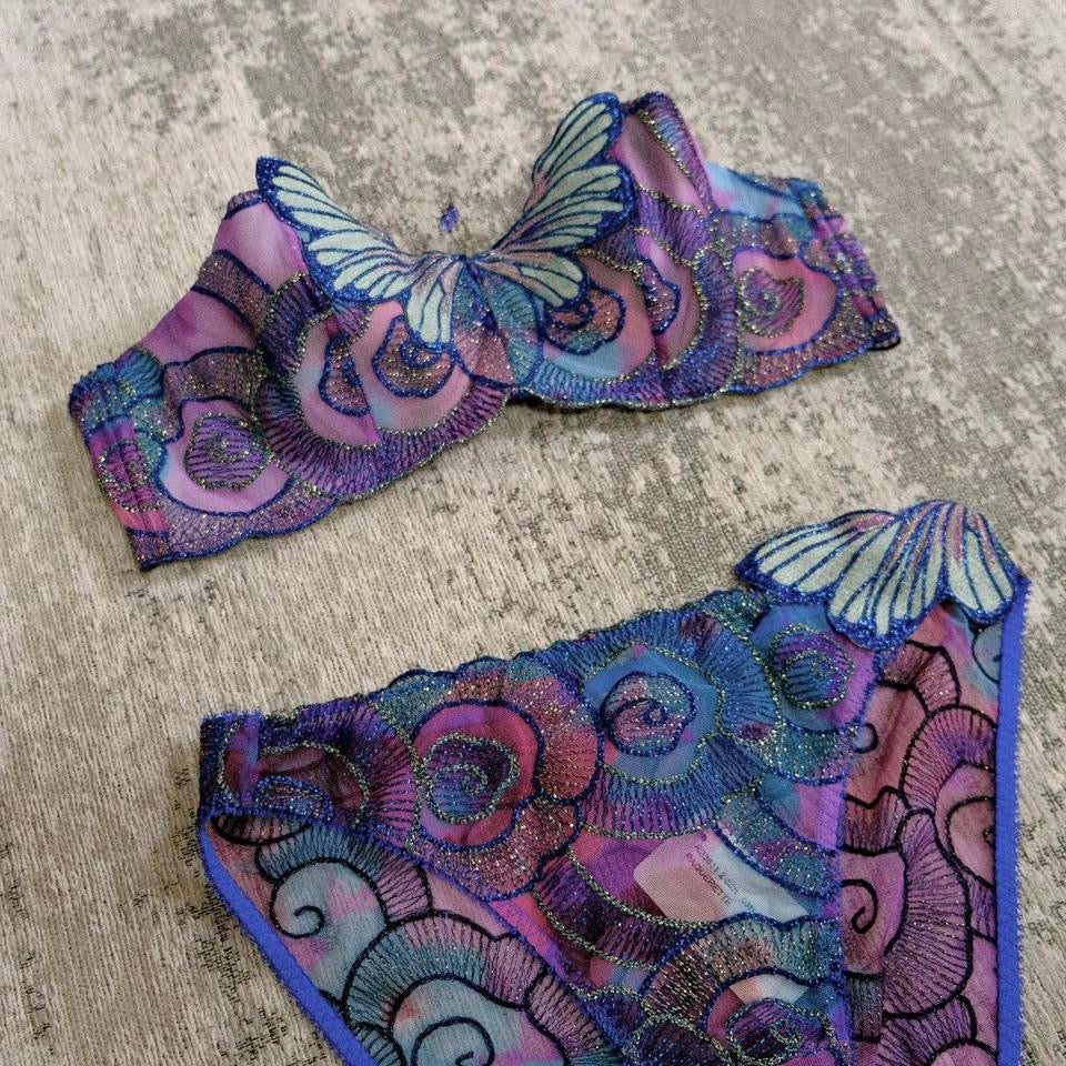 Purple siren butterfly set (75C/34C)