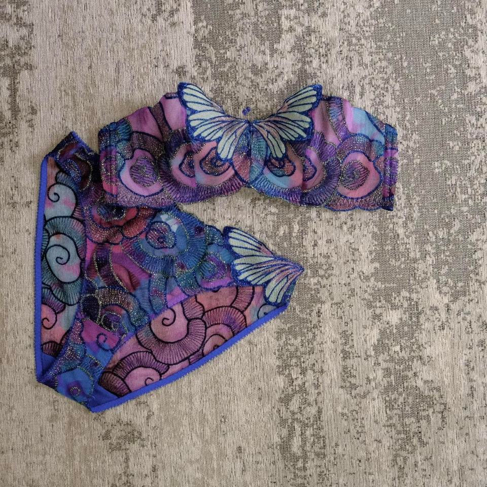 Purple siren butterfly set (75C/34C)