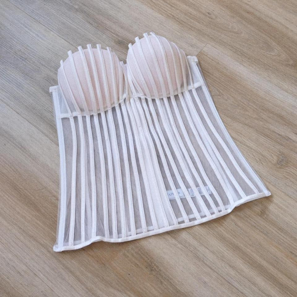 La Perla Graphique corset top (36B/80B)