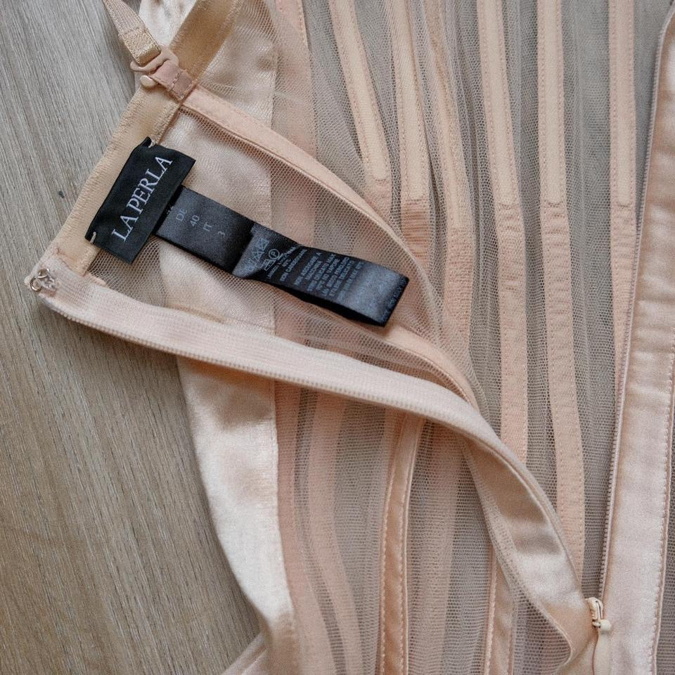 La Perla Graphique nude mini dress (M, M/L)
