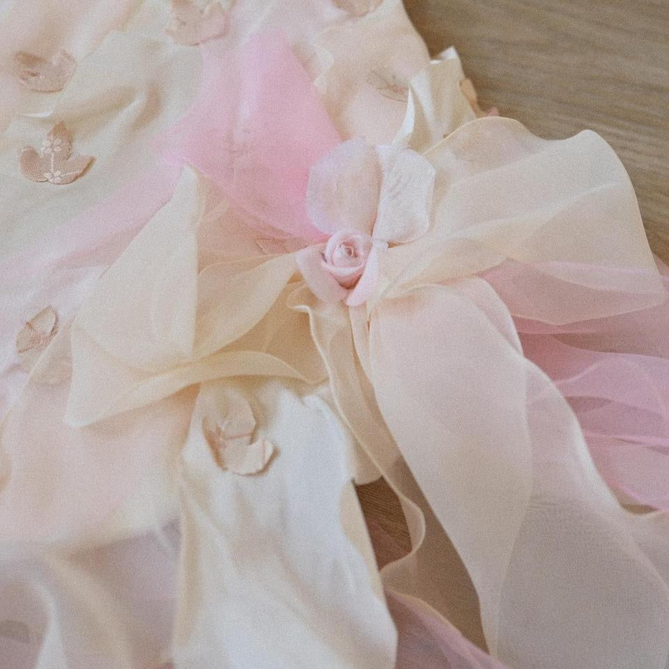 Delicate floral petal corset (65/70, 30/32)