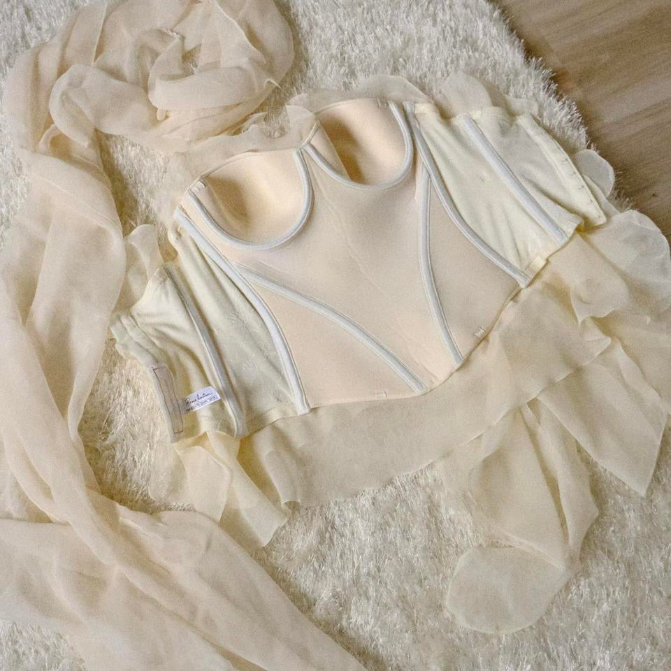 Magical creme fairy bustier (XS/S, C cup)