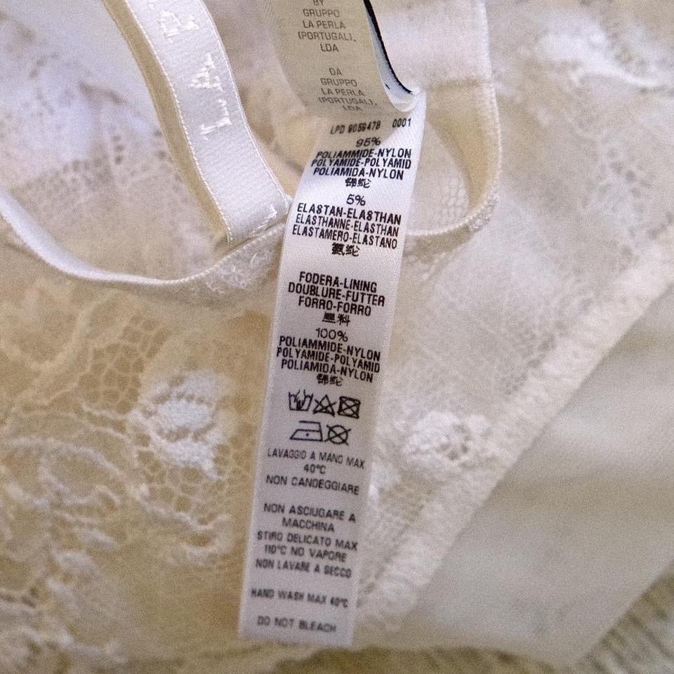 White lace La Perla Lingerie set