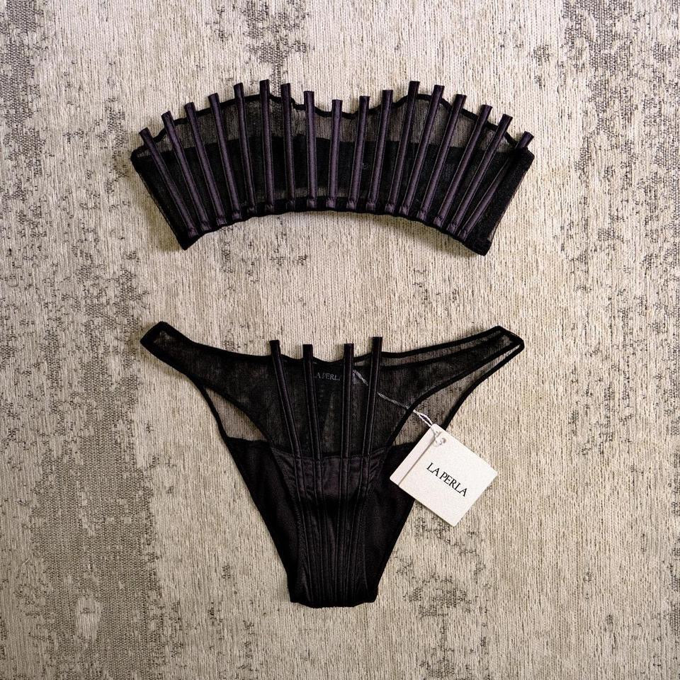 La Perla Graphique lingerie set (75/34 B)