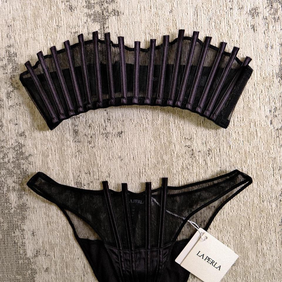 La Perla Graphique lingerie set (75/34 B)