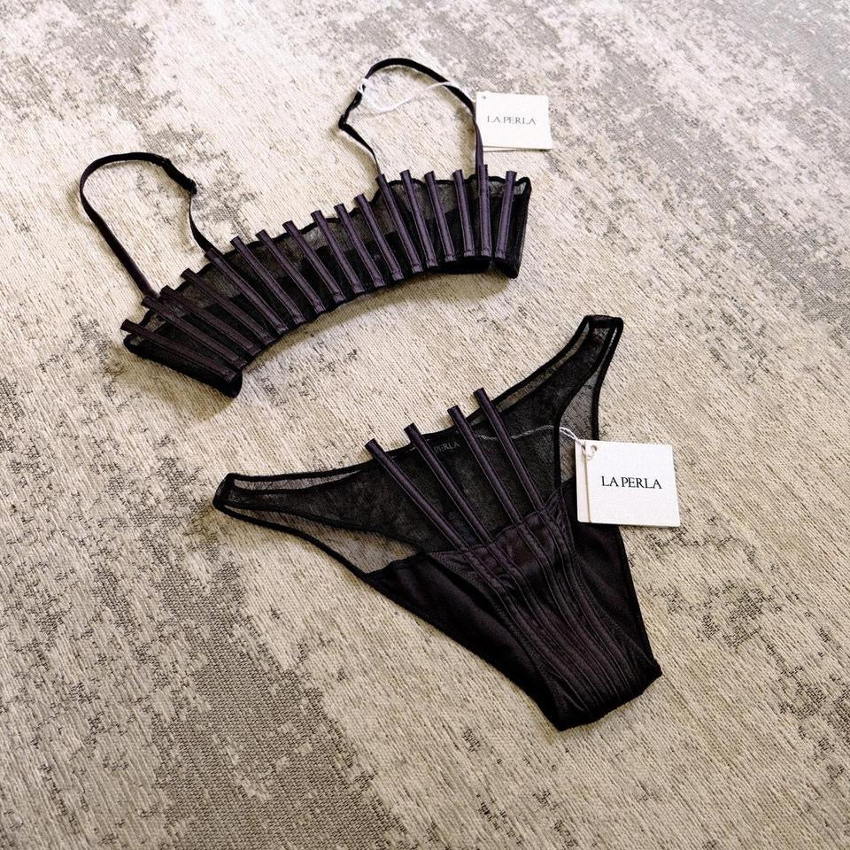 La Perla Graphique lingerie set (75/34 B)