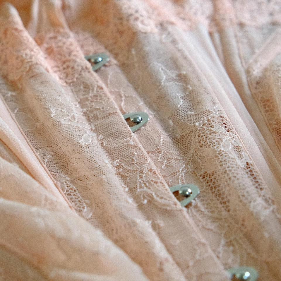 Blush La Perla milkmaid bustier (M)