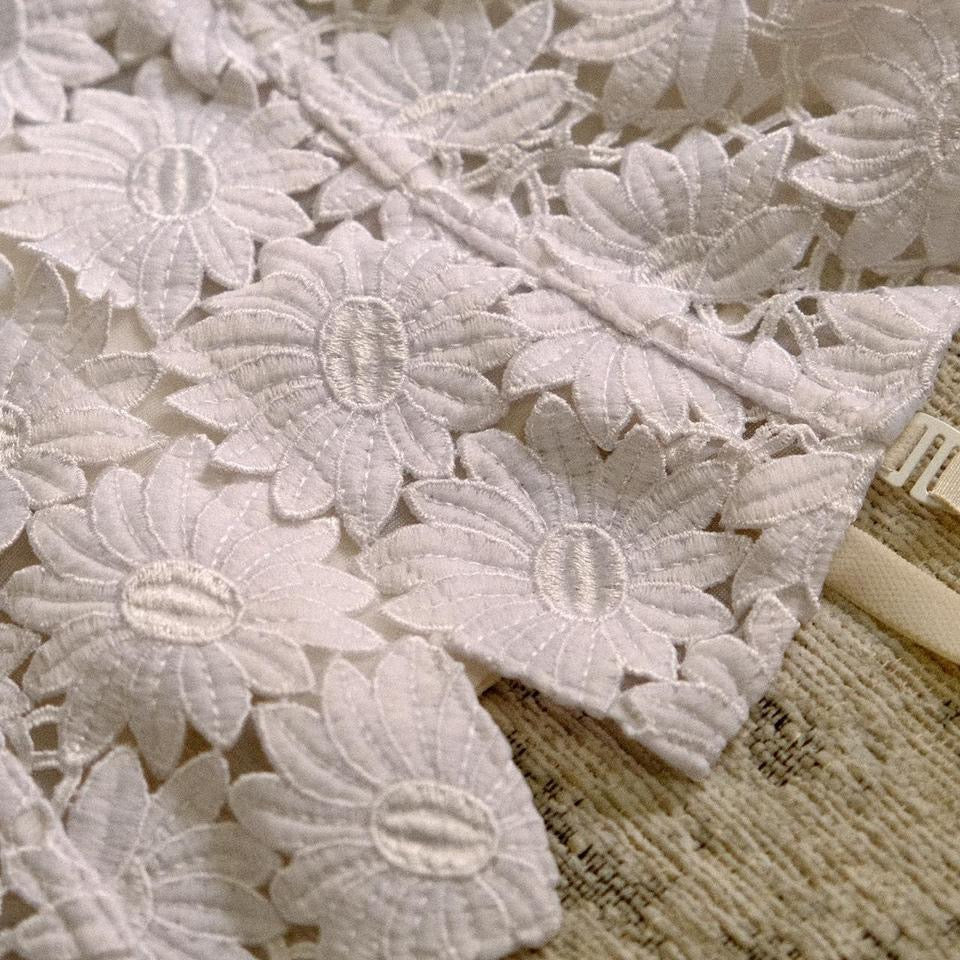 Daisy lace corset (S/M, B cup)