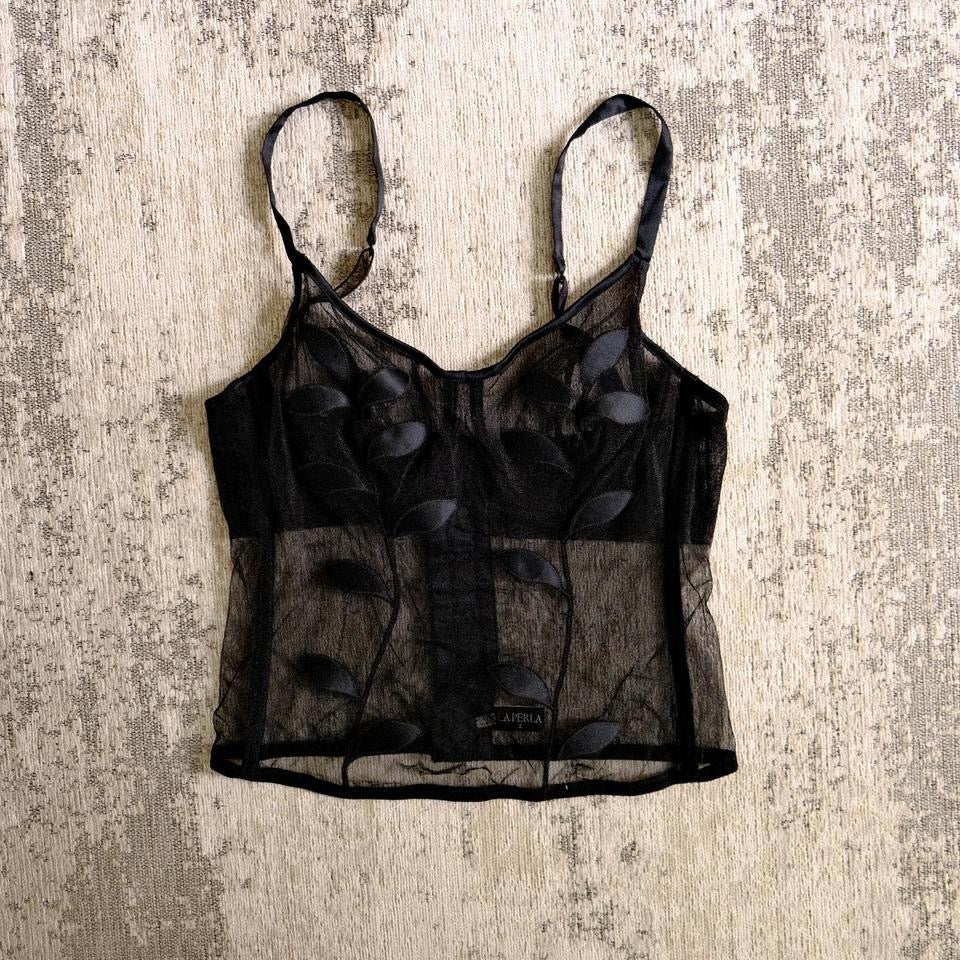 Forest whisper La Perla leaf corset (S/M-M, B- B/C cup)