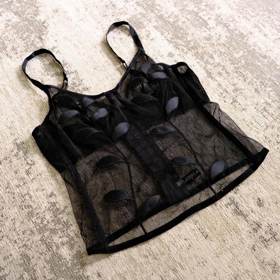 Forest whisper La Perla leaf corset (S/M-M, B- B/C cup)
